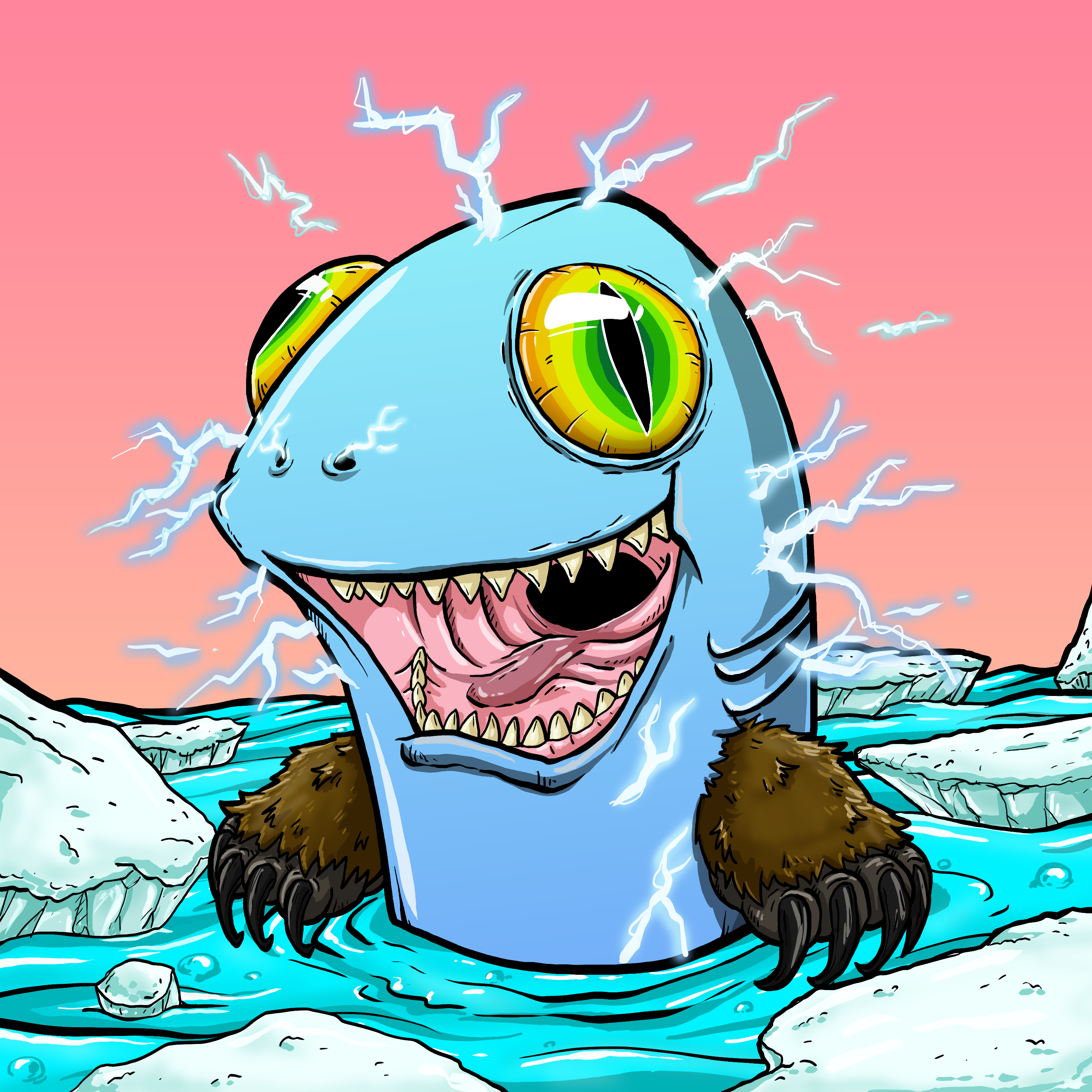 CRAZY CRITTERS - FISH 243 NFT on Algorand