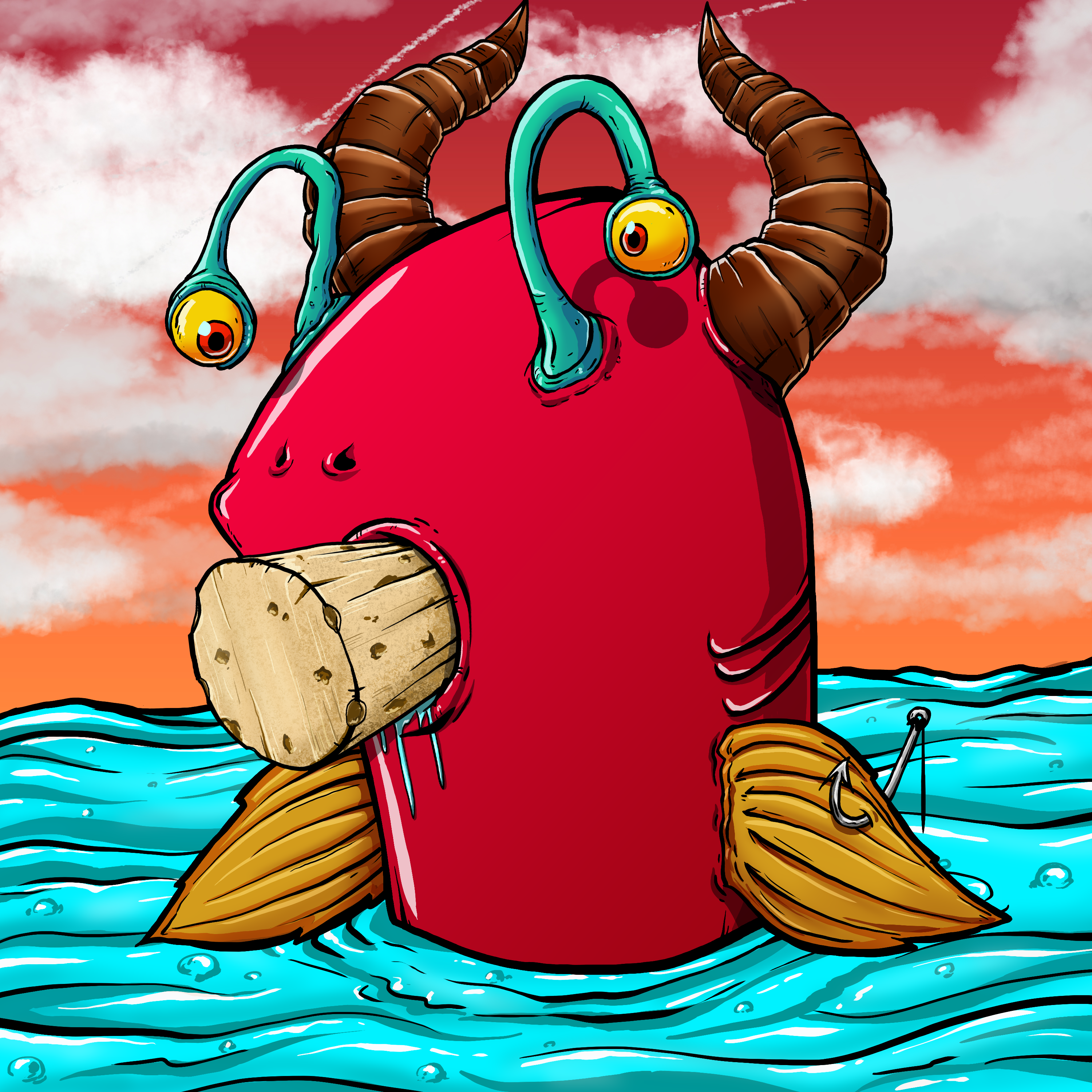 CRAZY CRITTERS - FISH  255 NFT on Algorand