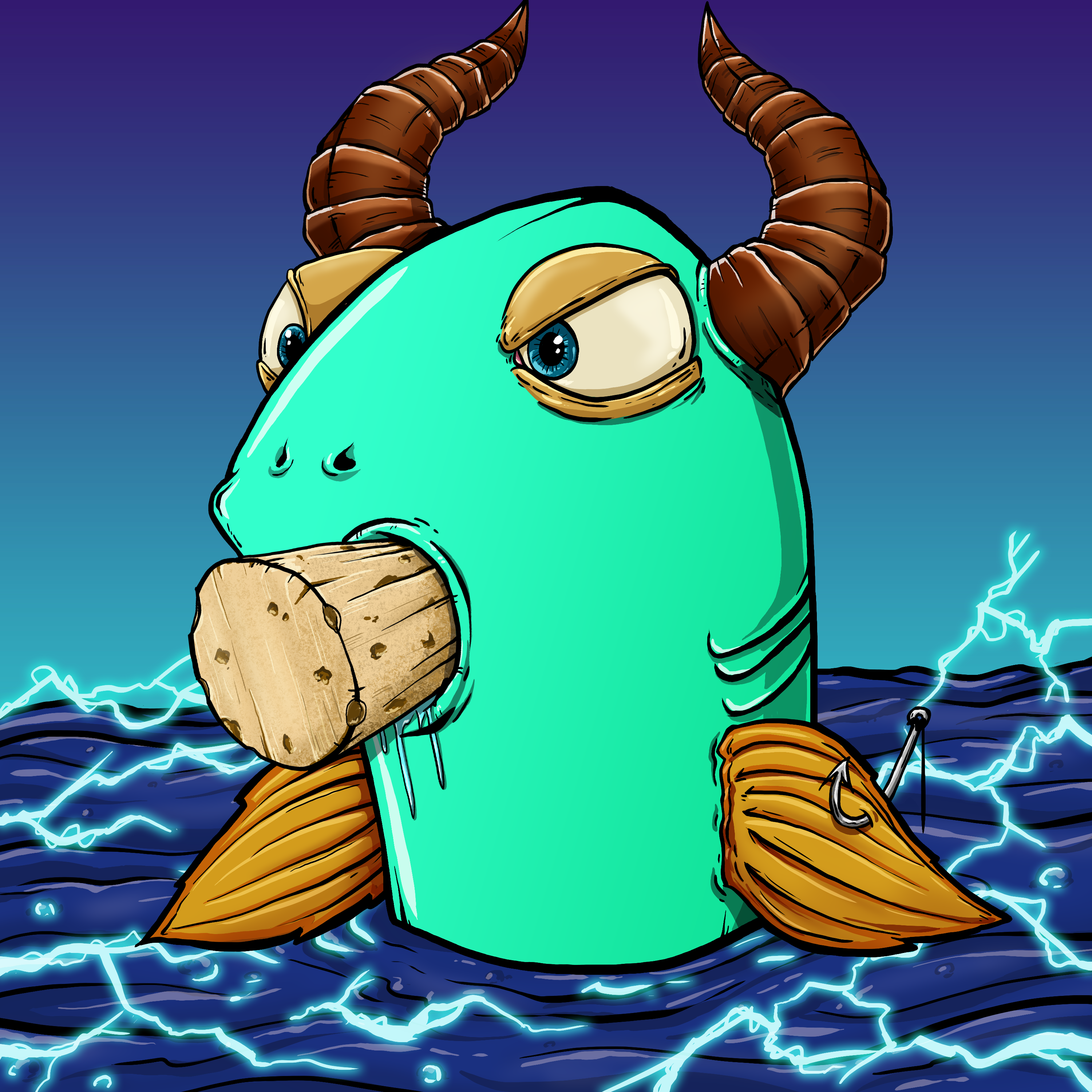 CRAZY CRITTERS - FISH  257 NFT on Algorand