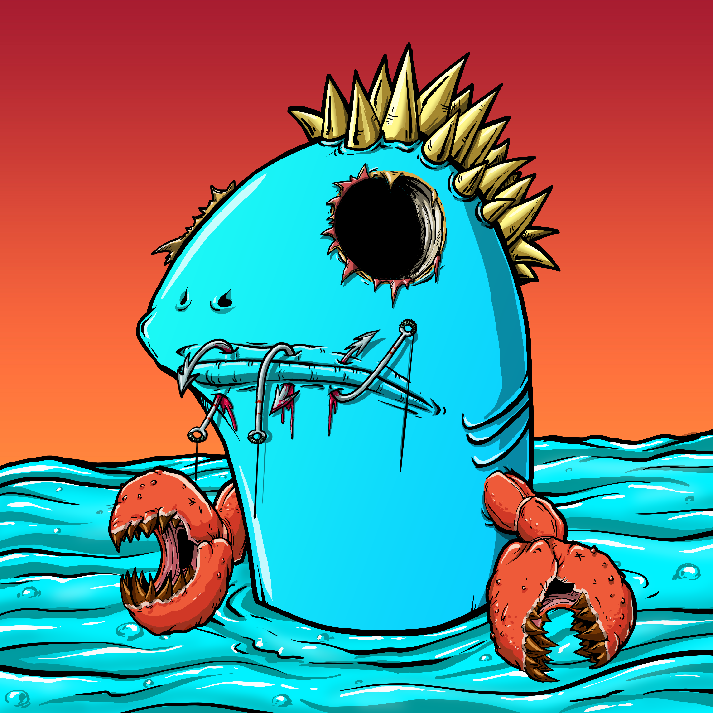 CRAZY CRITTERS - FISH  262 NFT on Algorand