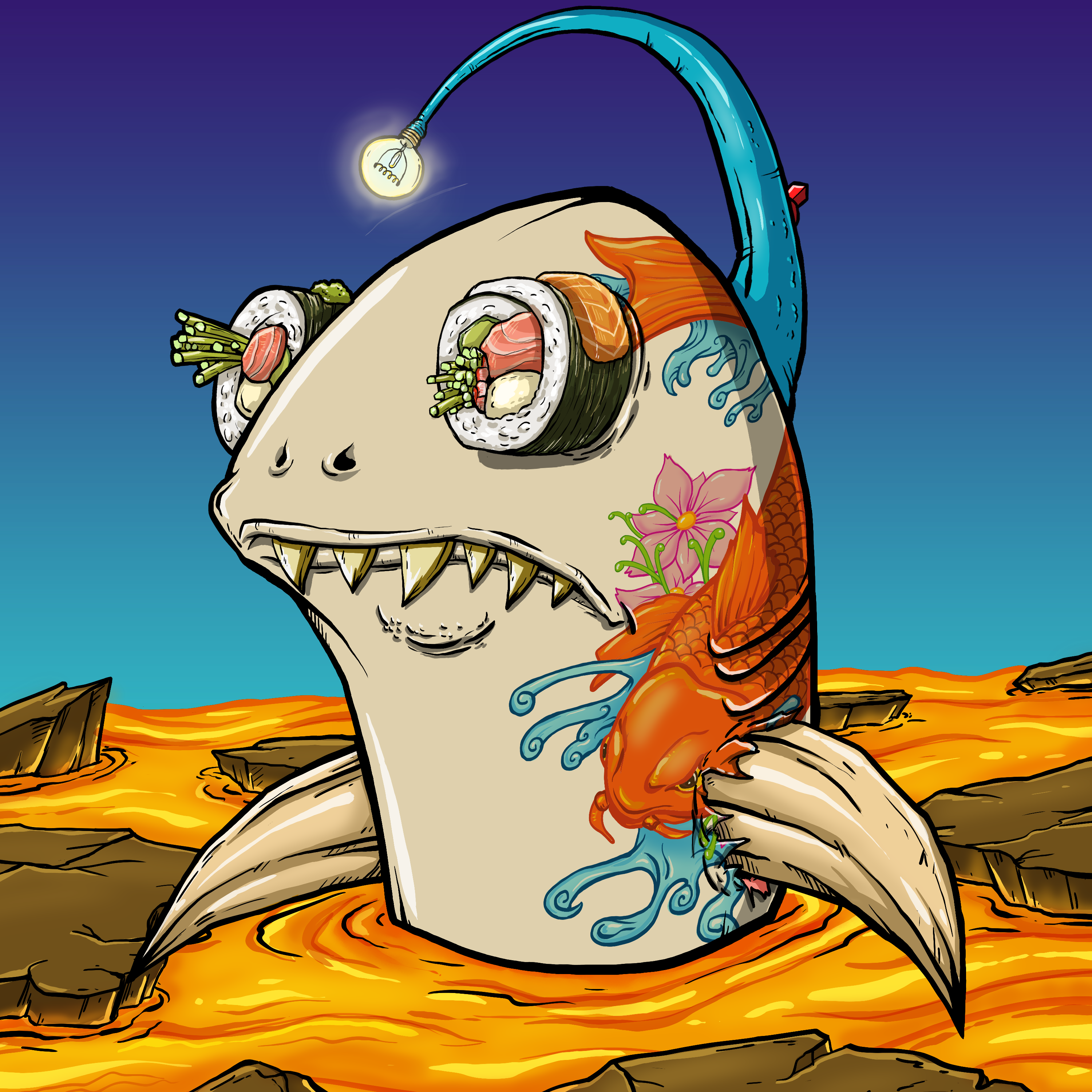 CRAZY CRITTERS - FISH 265 NFT on Algorand