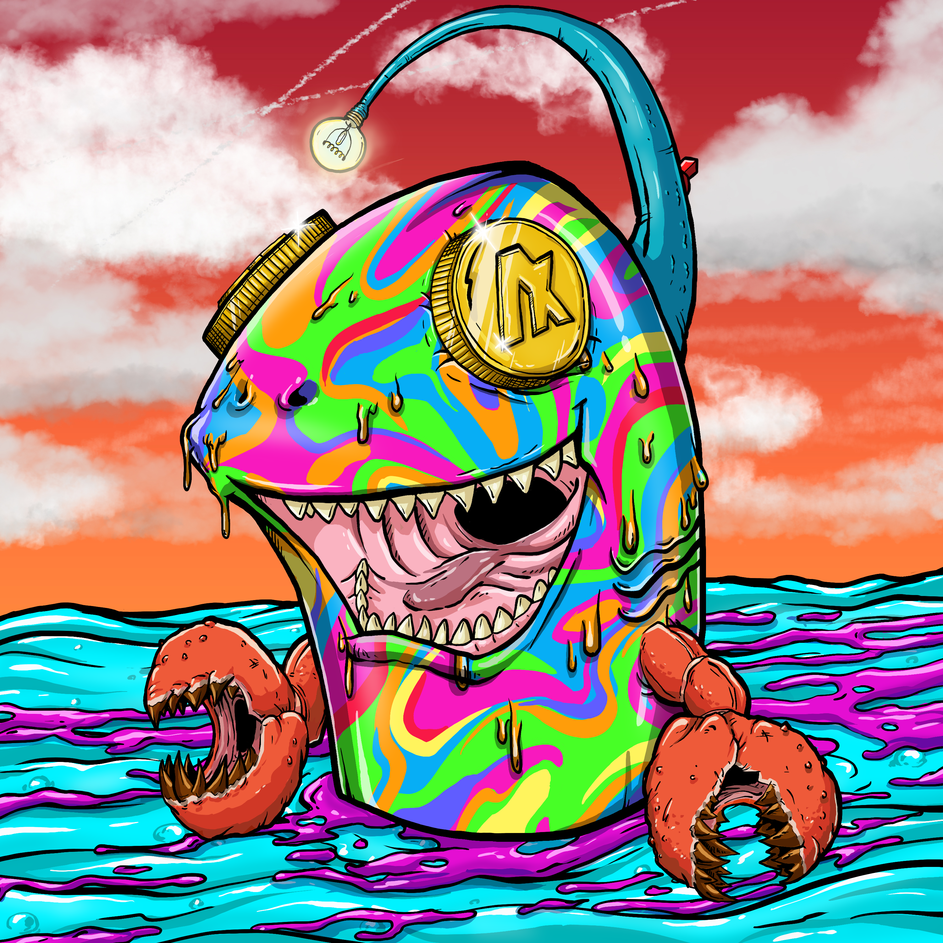 CRAZY CRITTERS - FISH  267 NFT on Algorand