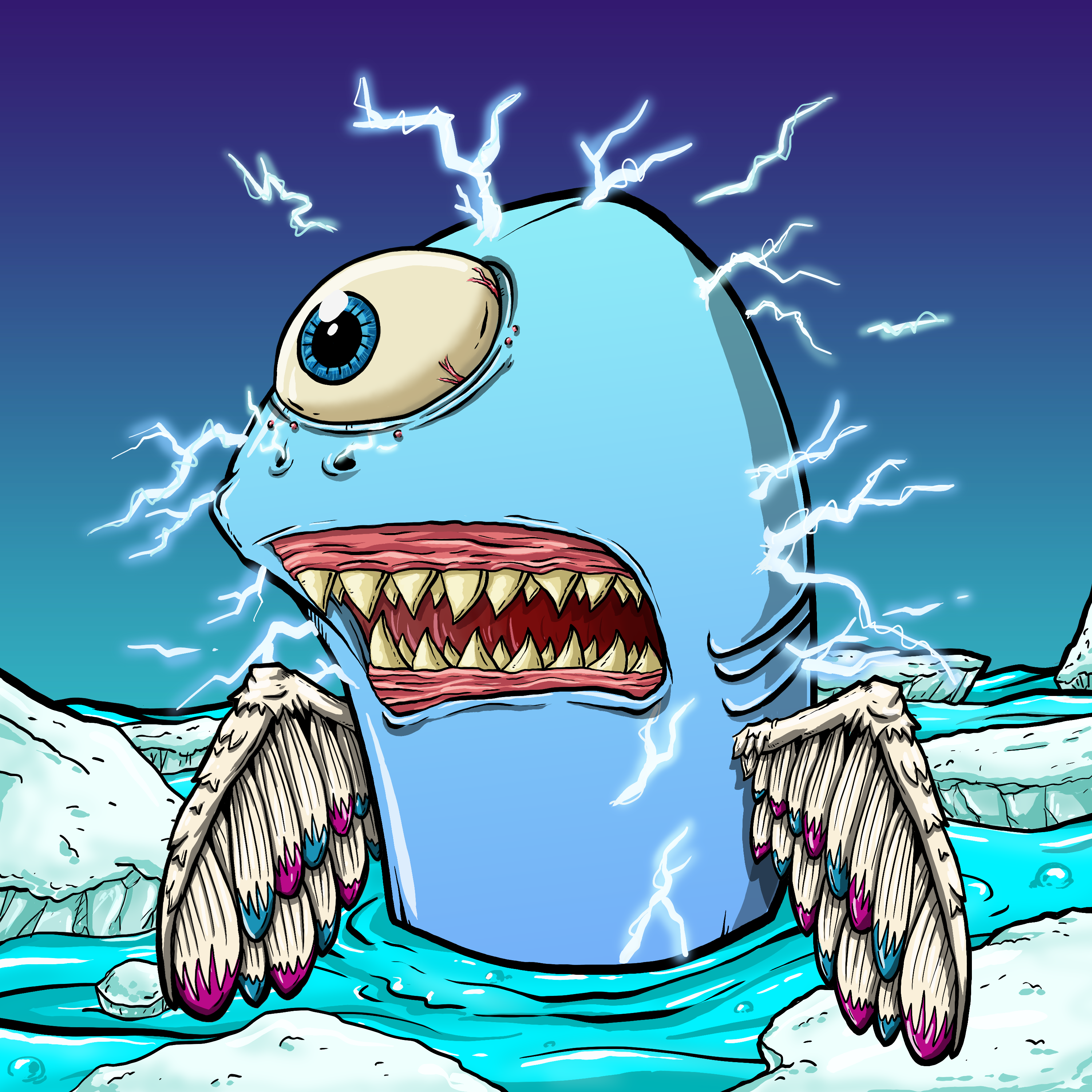 CRAZY CRITTERS - FISH 278 NFT on Algorand