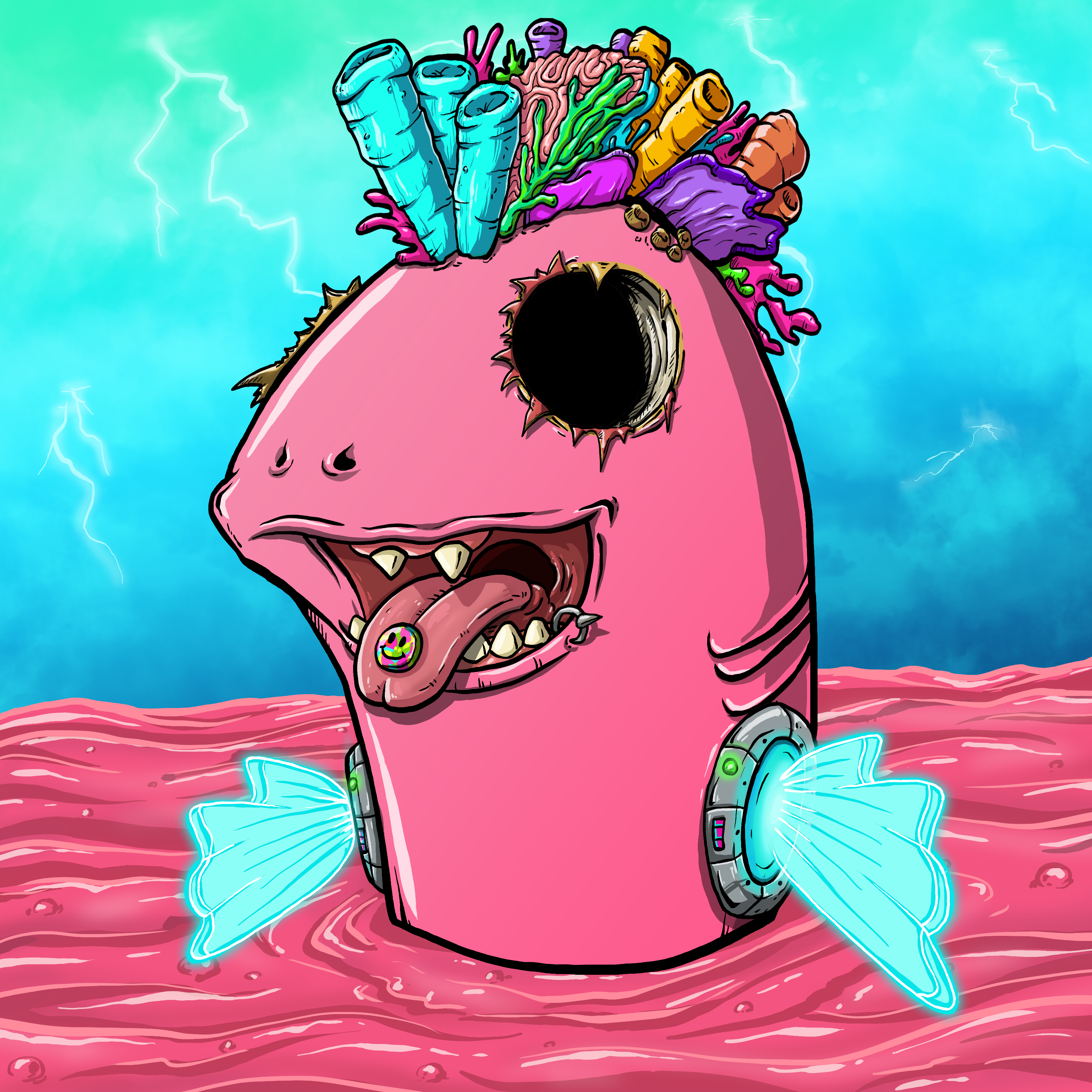 CRAZY CRITTERS - FISH  28 NFT on Algorand