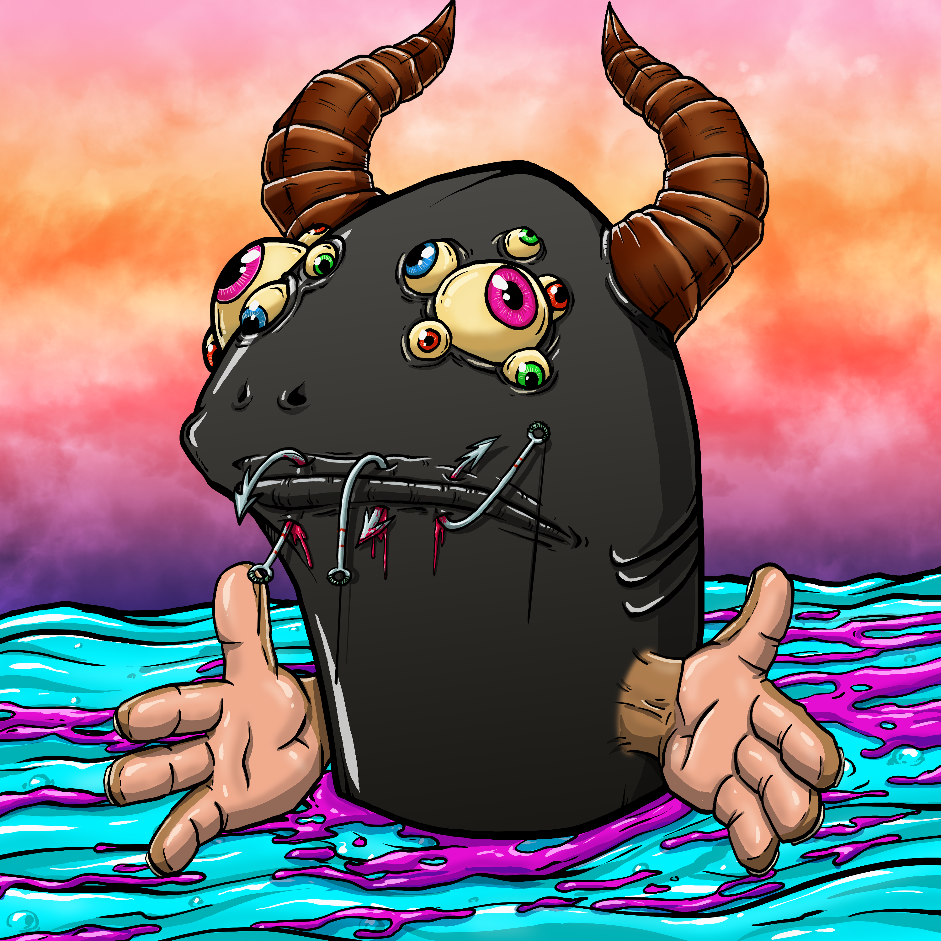 CRAZY CRITTERS - FISH  282 NFT on Algorand