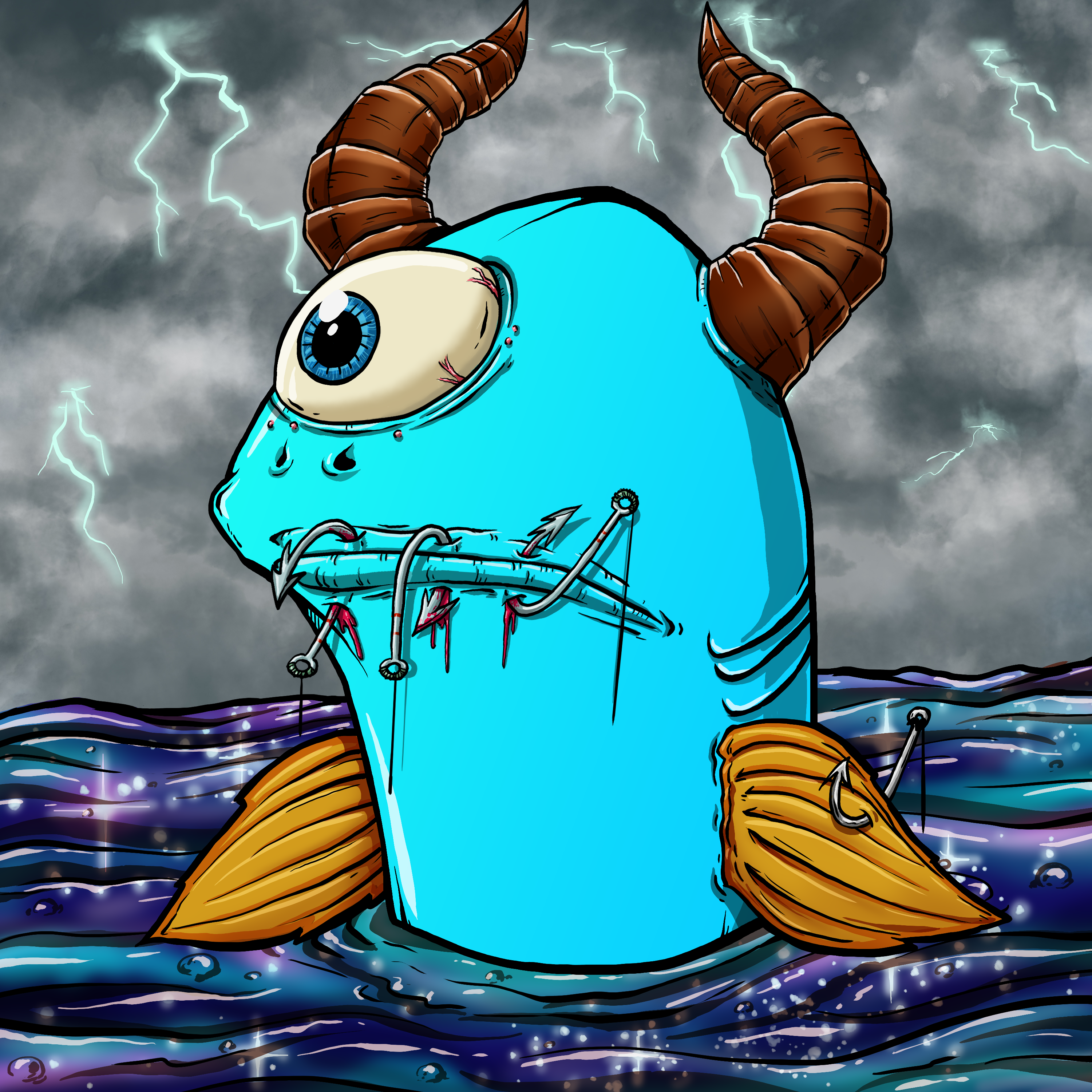 CRAZY CRITTERS - FISH 286 NFT on Algorand