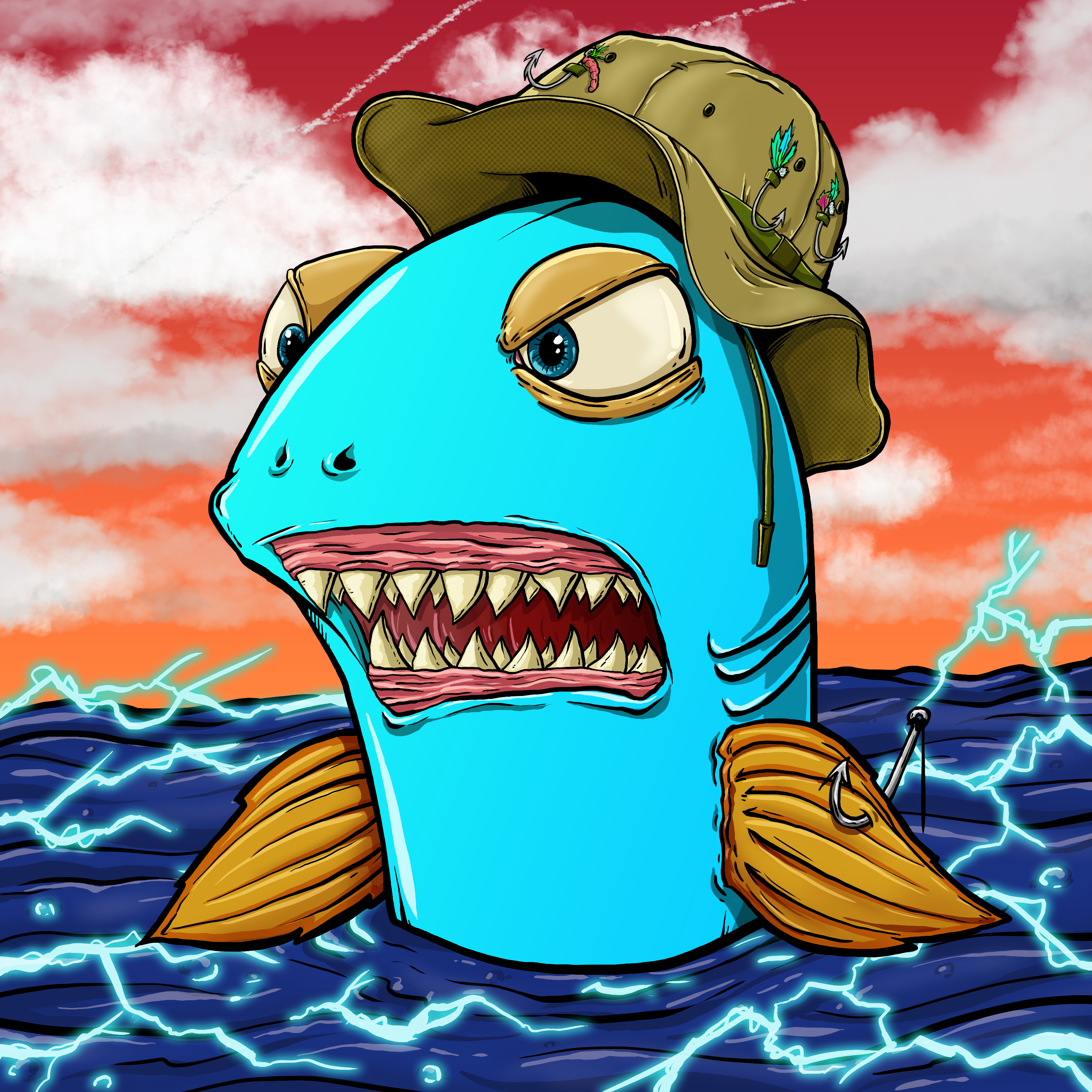 CRAZY CRITTERS - FISH  288 NFT on Algorand