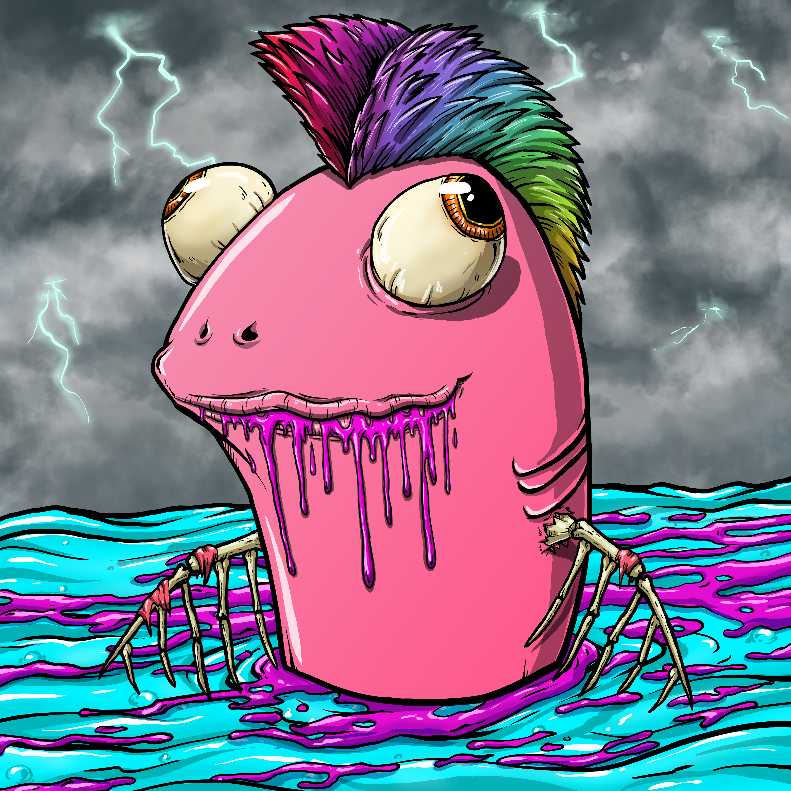 CRAZY CRITTERS - FISH  29 NFT on Algorand