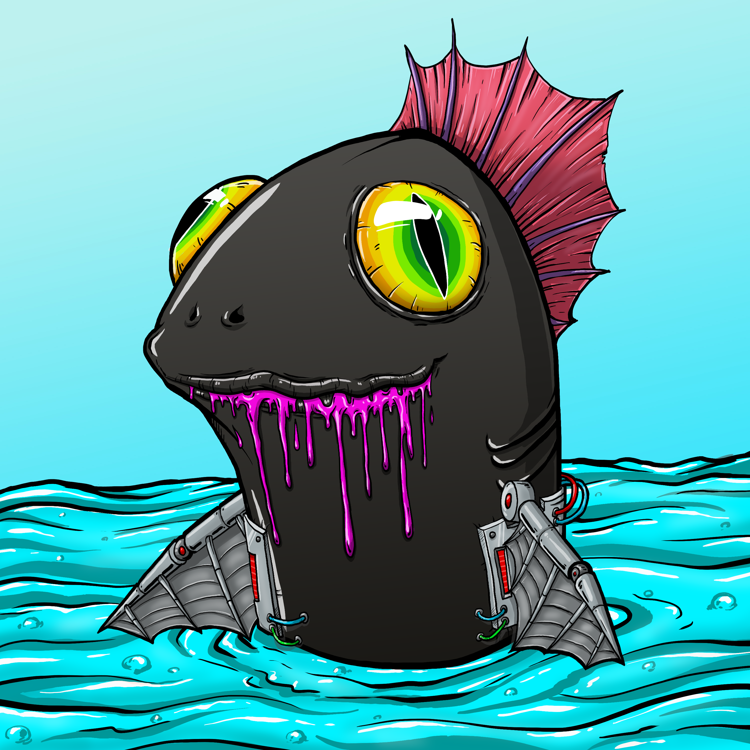 CRAZY CRITTERS - FISH 297 NFT on Algorand