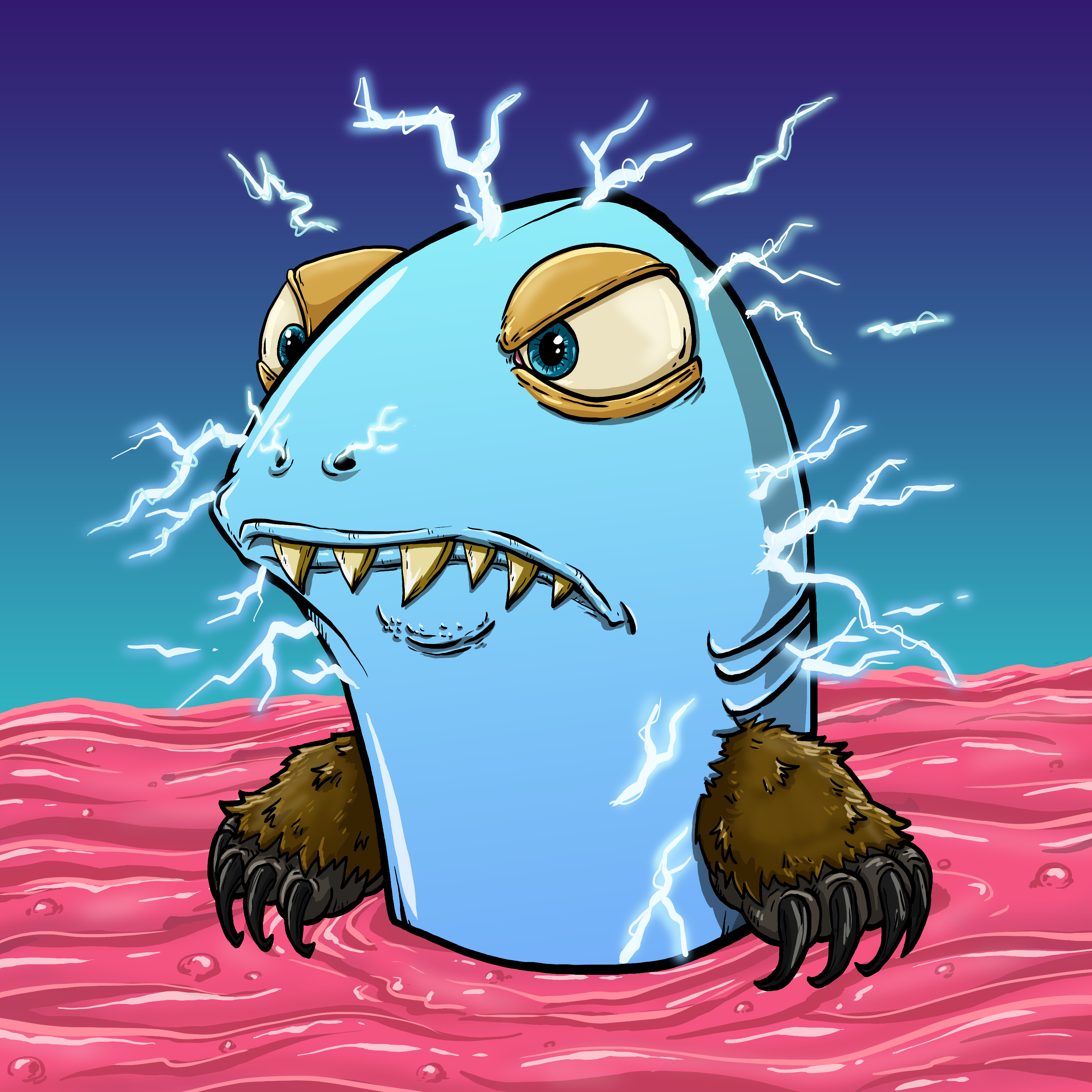 CRAZY CRITTERS - FISH  306 NFT on Algorand