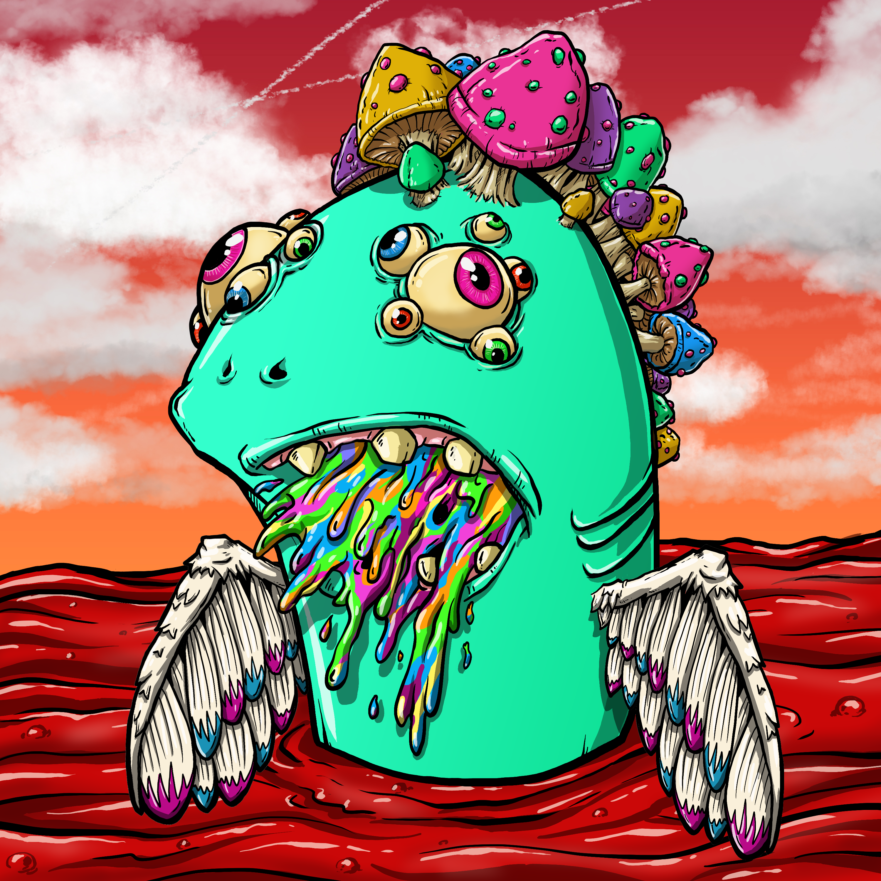 CRAZY CRITTERS - FISH  31 NFT on Algorand