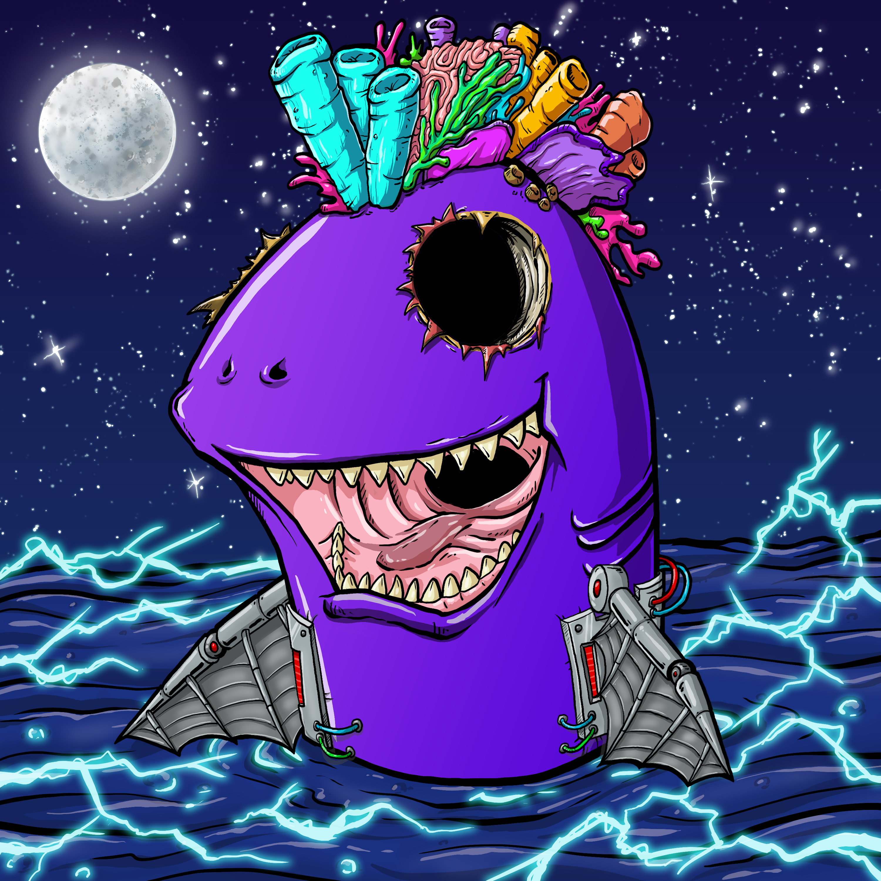 CRAZY CRITTERS - FISH  321 NFT on Algorand