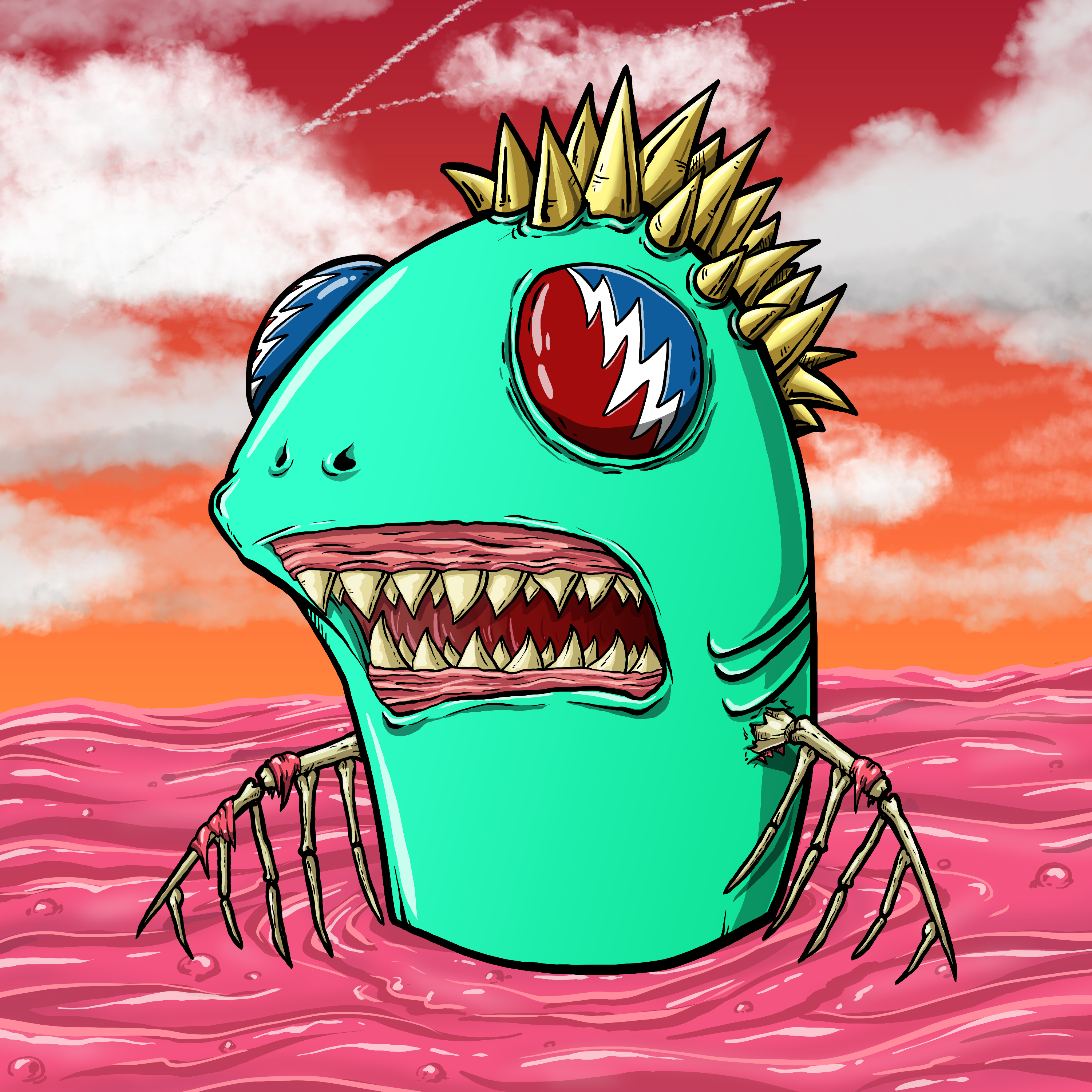 CRAZY CRITTERS - FISH  325 NFT on Algorand