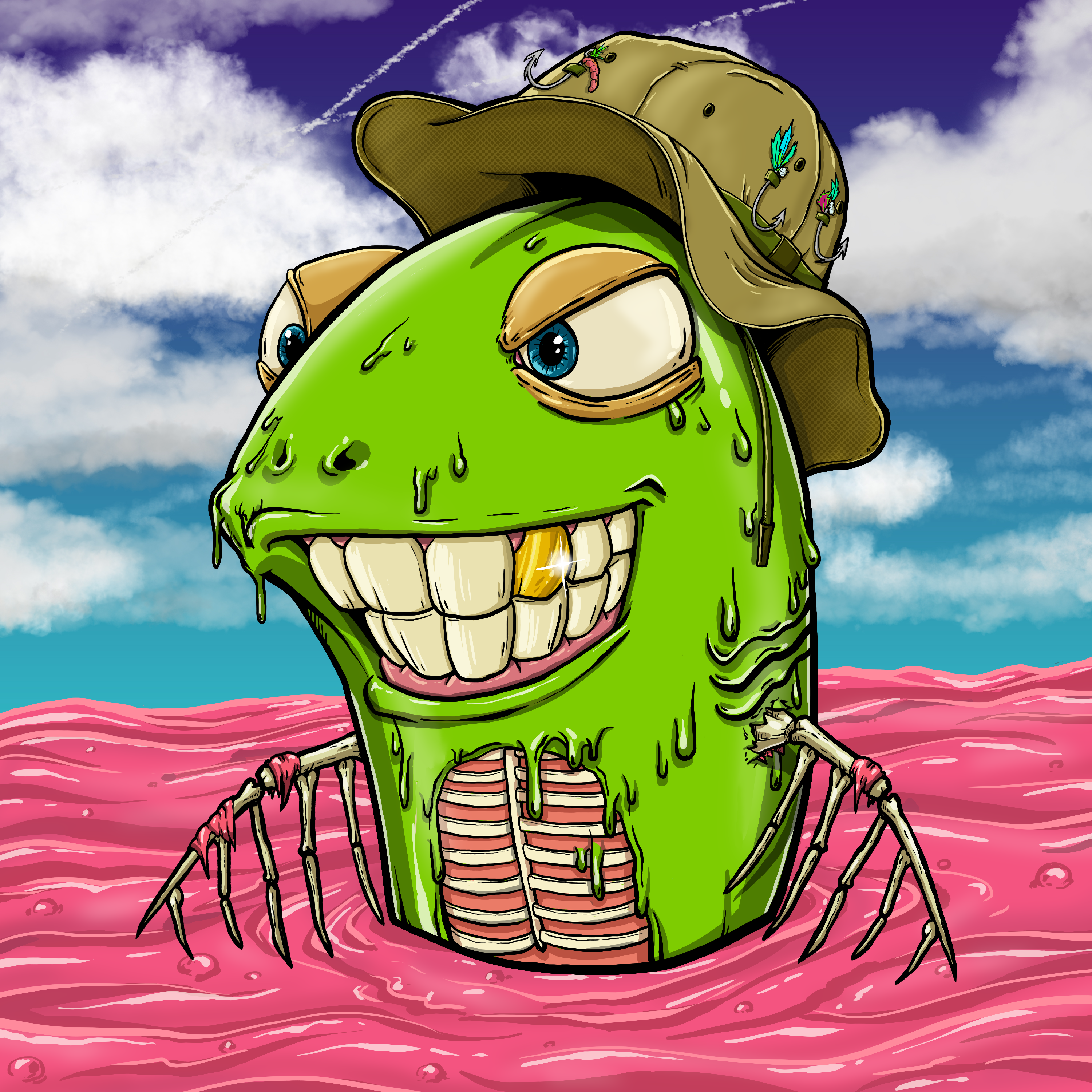 CRAZY CRITTERS - FISH  326 NFT on Algorand