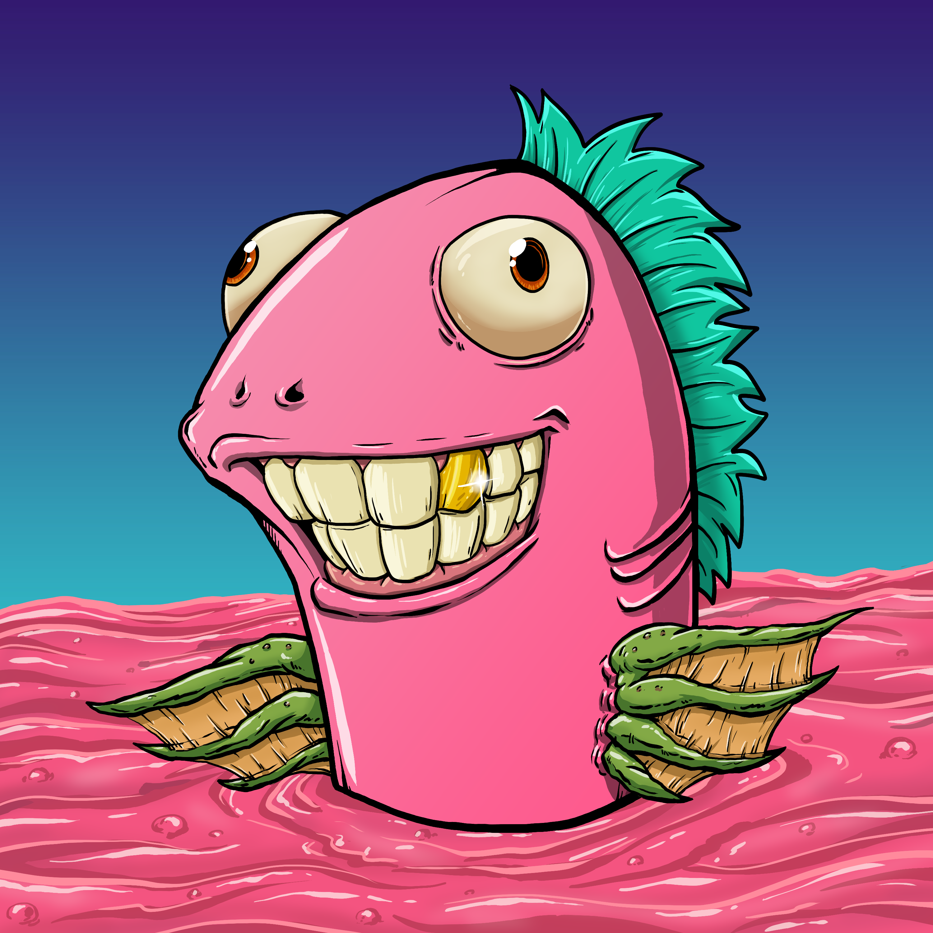 CRAZY CRITTERS - FISH 330 NFT on Algorand