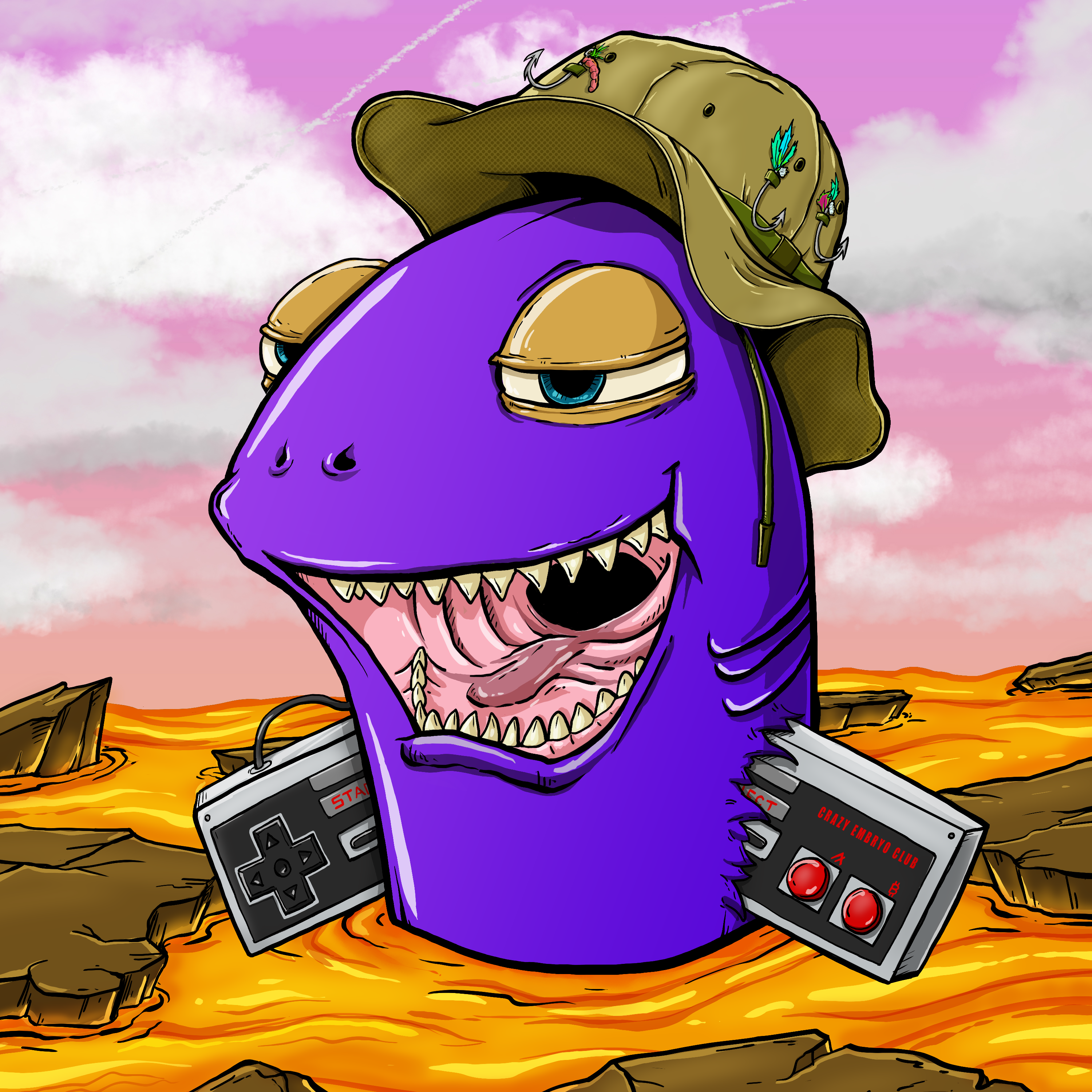 CRAZY CRITTERS - FISH  337 NFT on Algorand