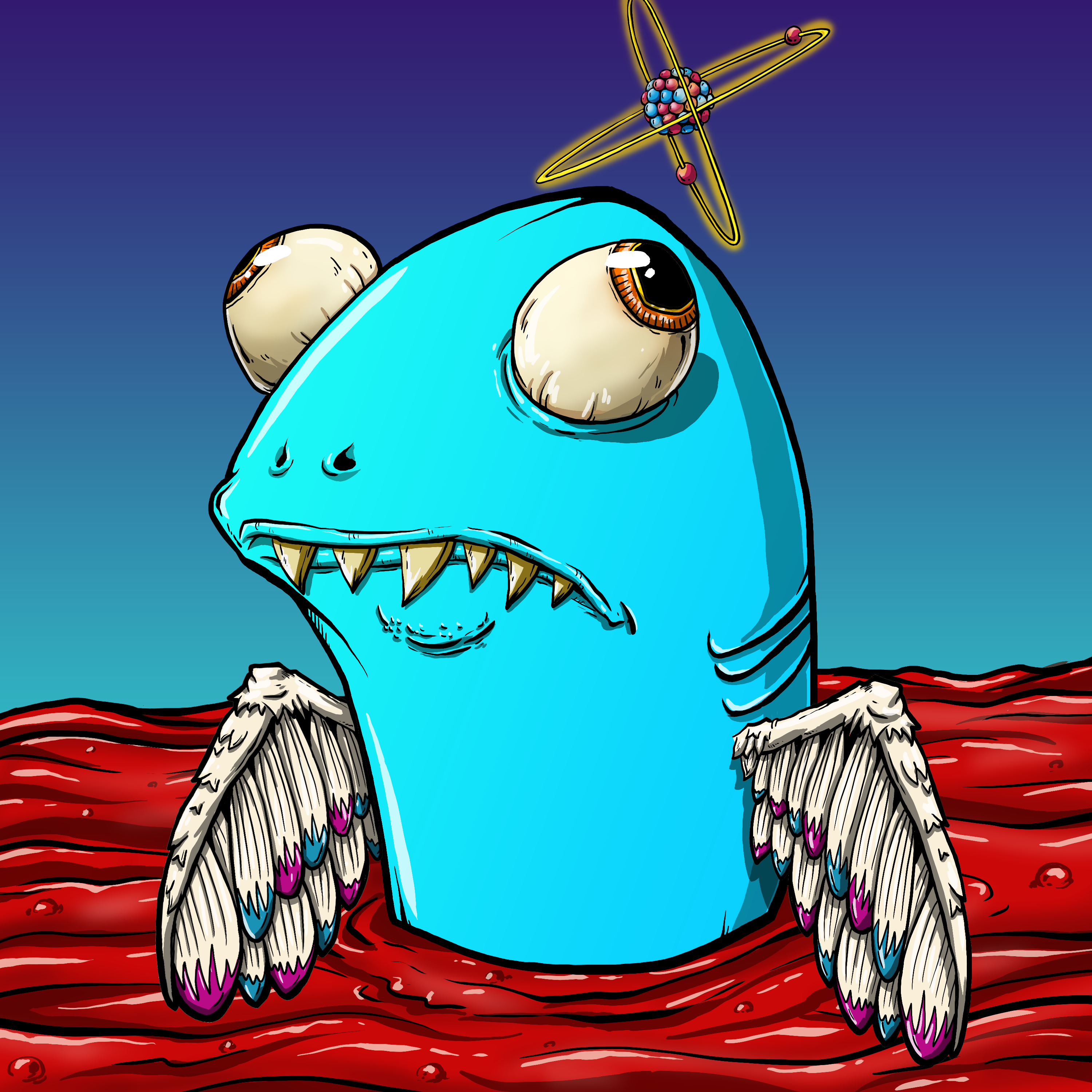 CRAZY CRITTERS - FISH  343 NFT on Algorand