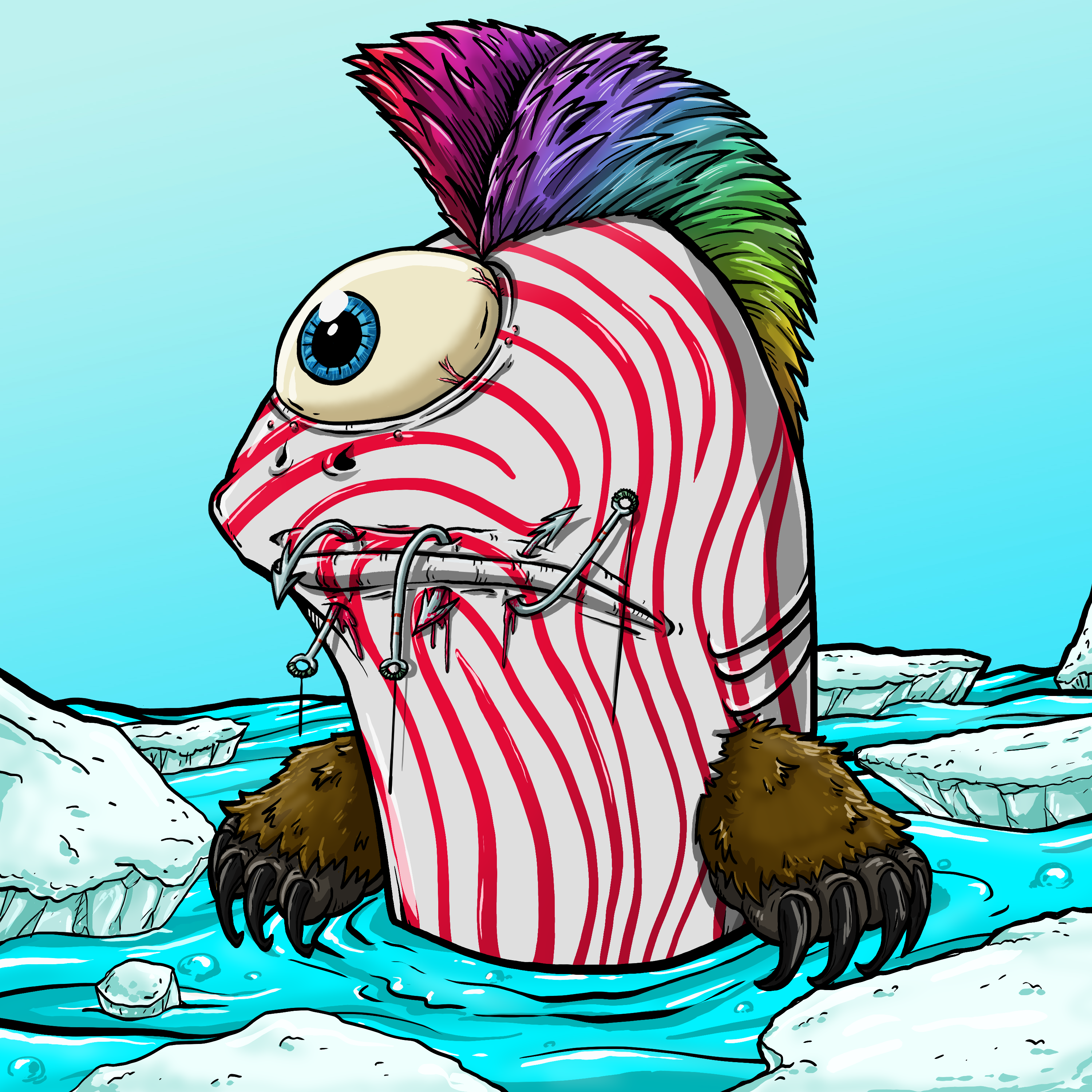 CRAZY CRITTERS - FISH  365 NFT on Algorand