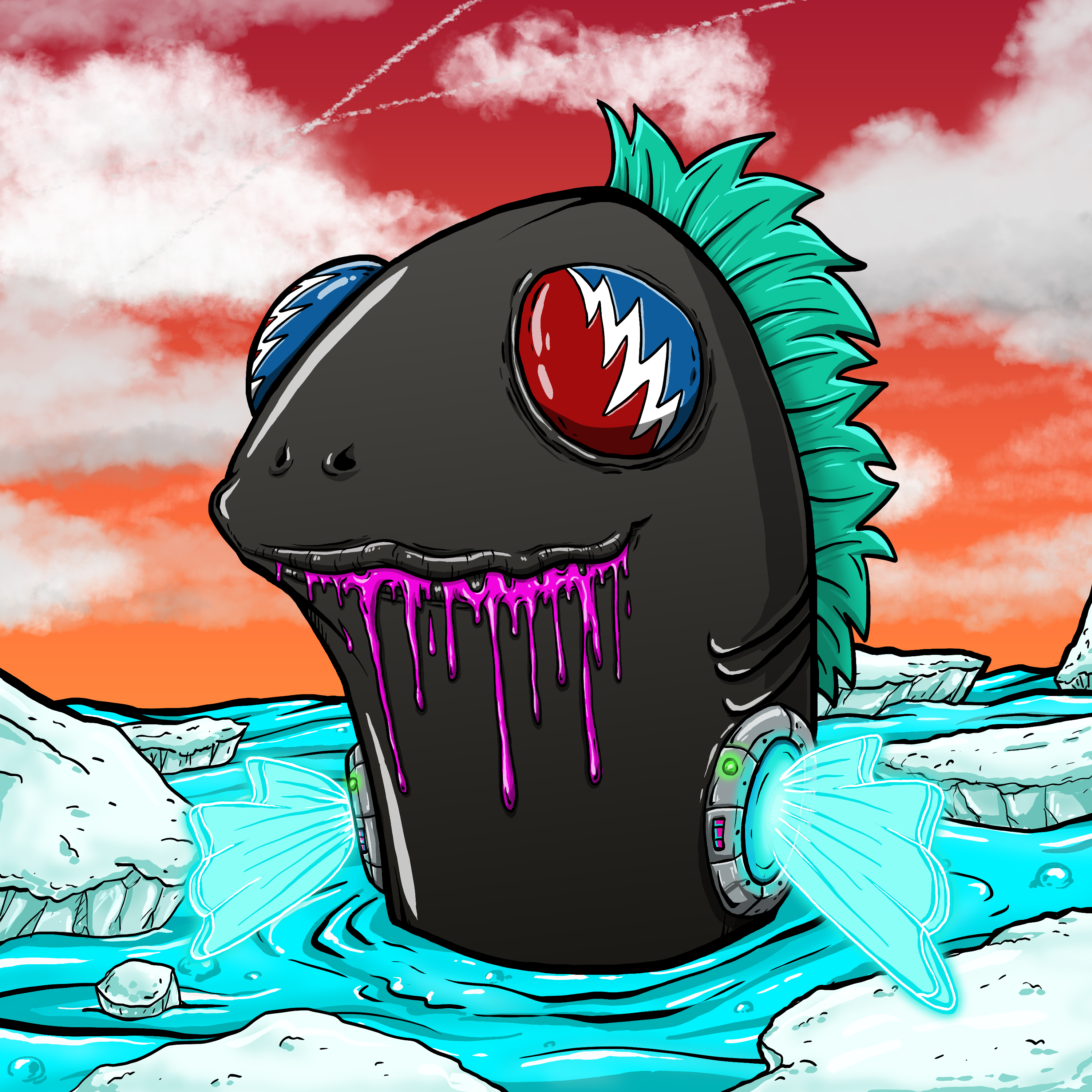 CRAZY CRITTERS - FISH 377 NFT on Algorand