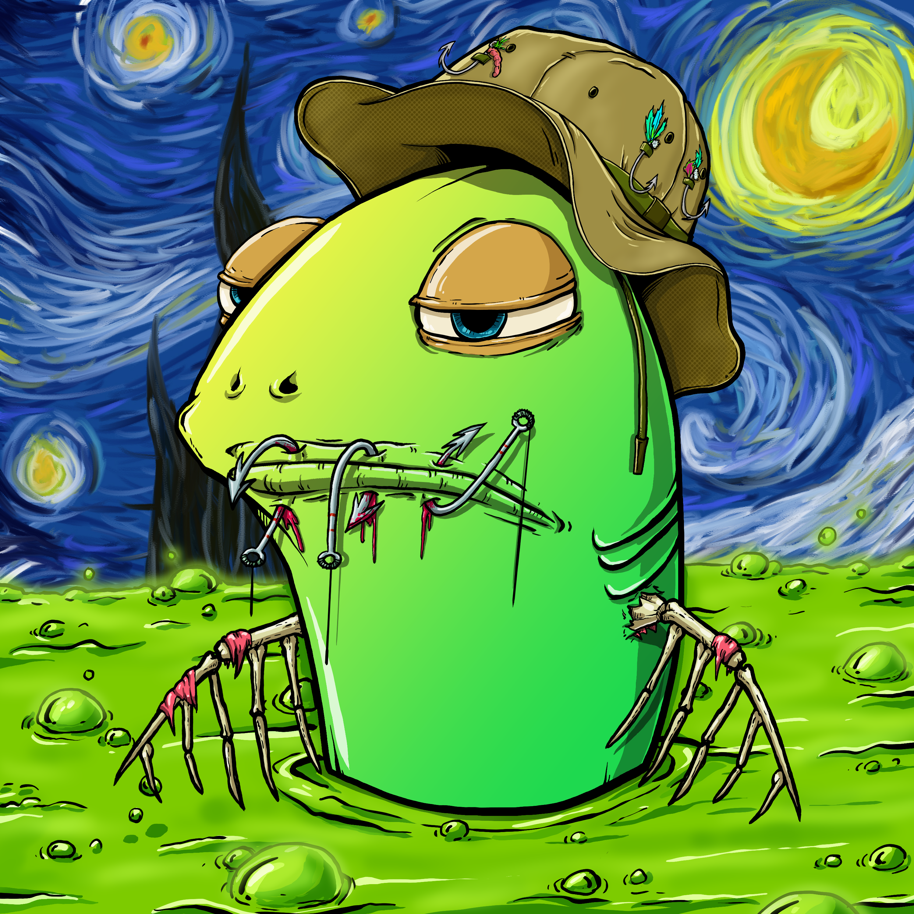 CRAZY CRITTERS - FISH  381 NFT on Algorand