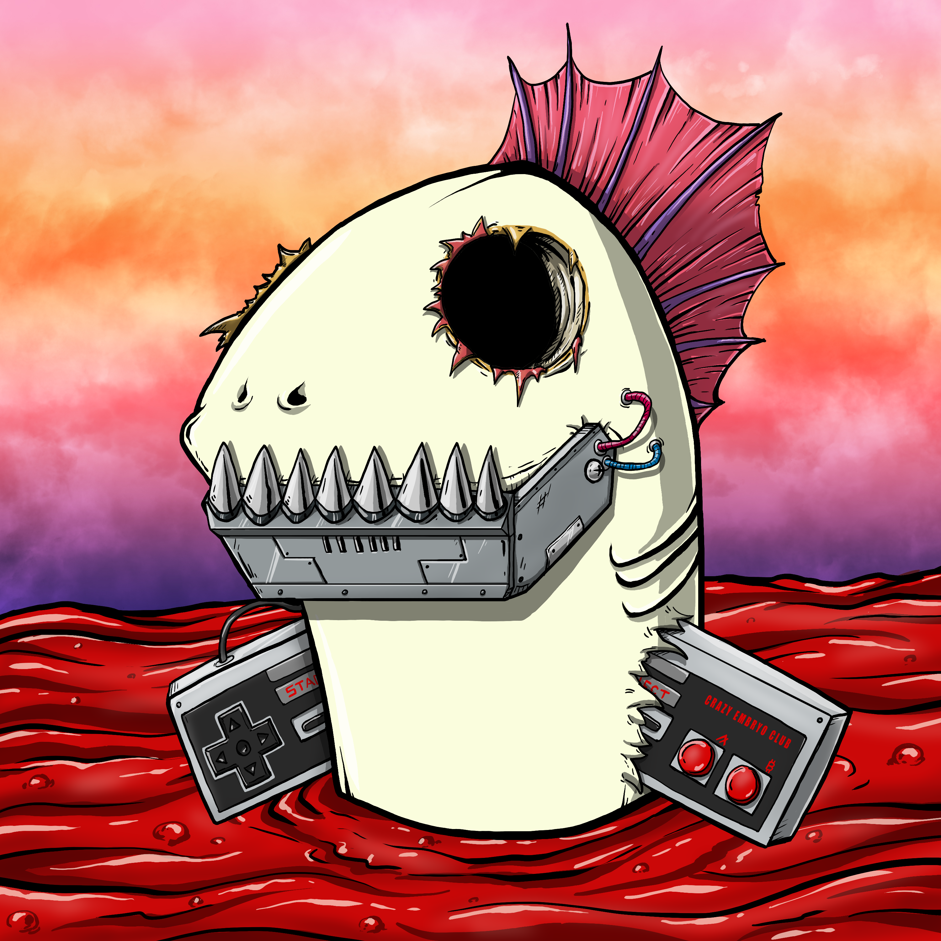 CRAZY CRITTERS - FISH  385 NFT on Algorand