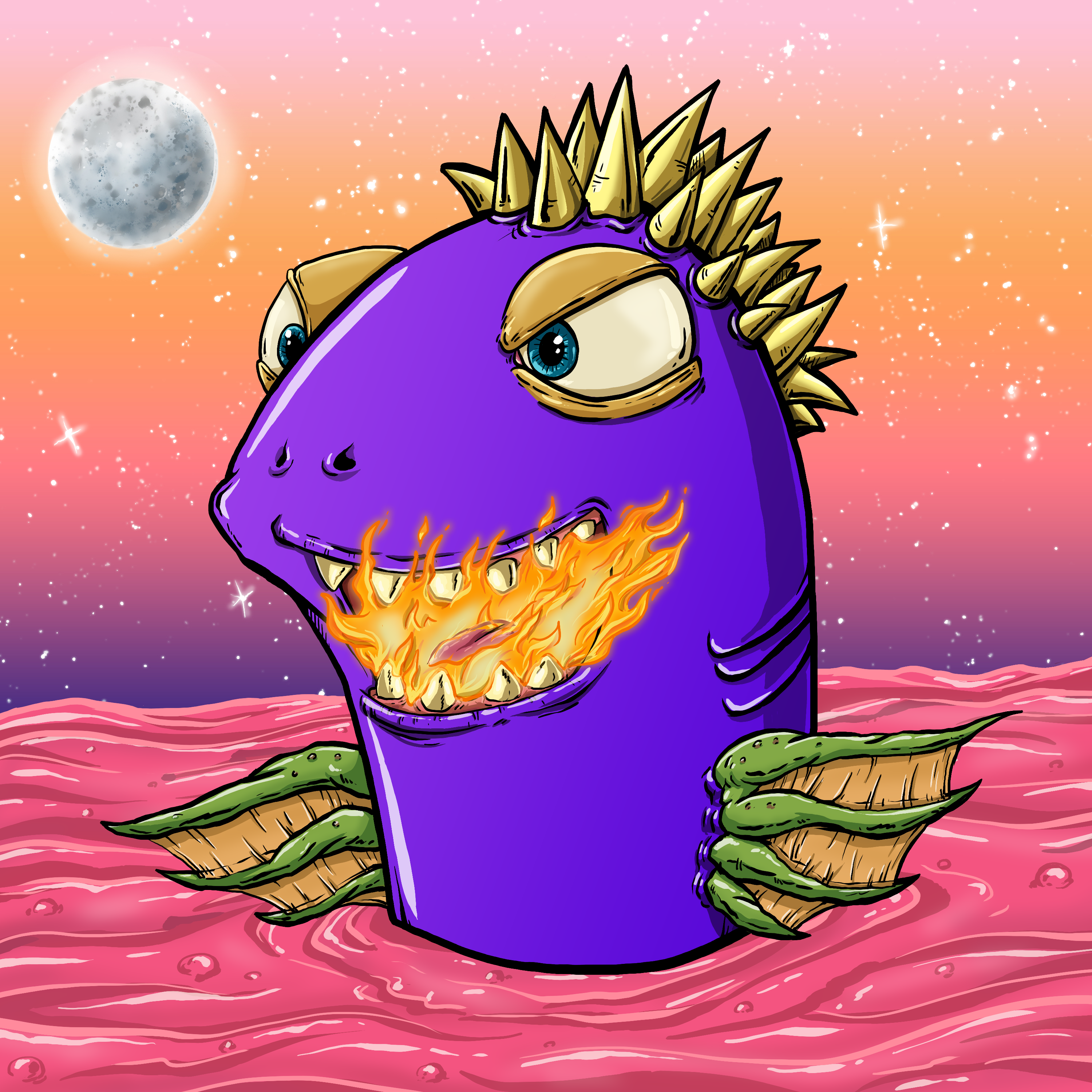 CRAZY CRITTERS - FISH  392 NFT on Algorand