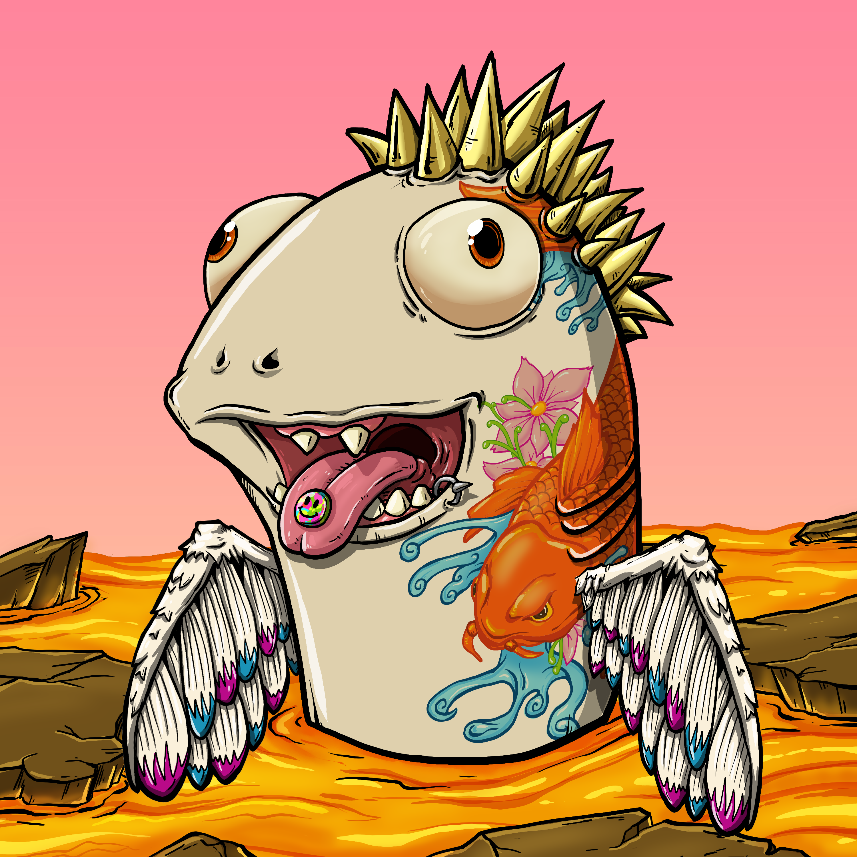 CRAZY CRITTERS - FISH  395 NFT on Algorand