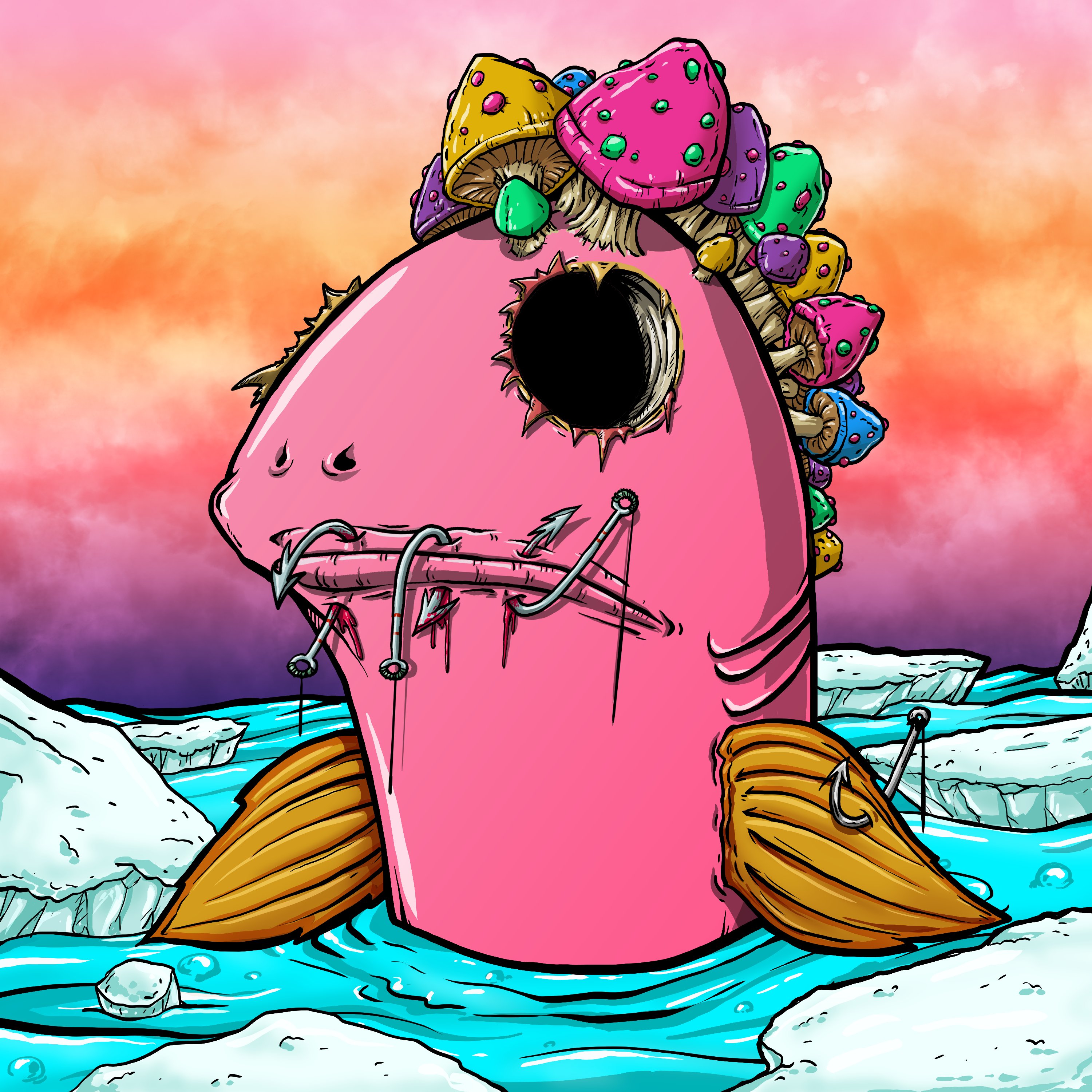 CRAZY CRITTERS - FISH  397 NFT on Algorand