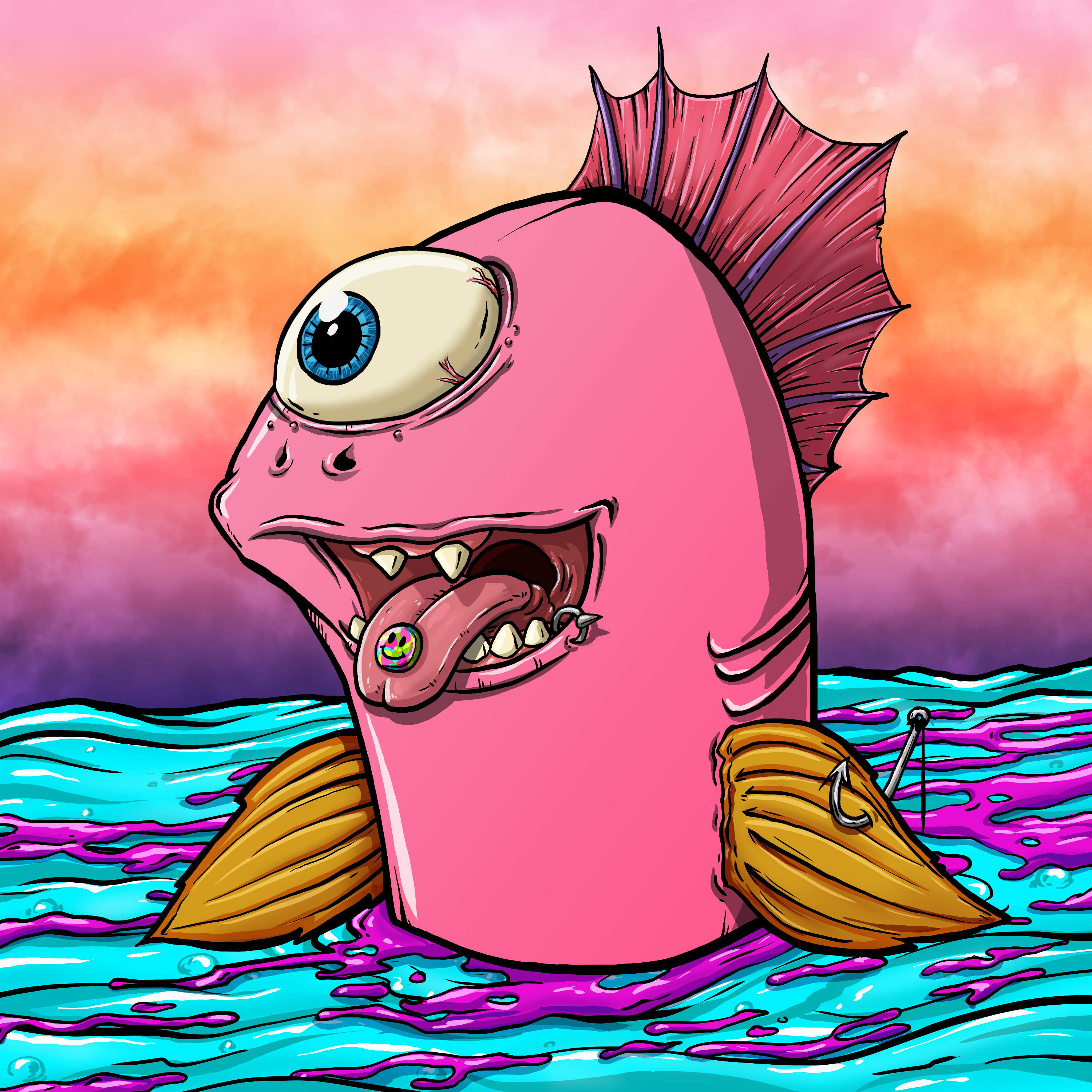 CRAZY CRITTERS - FISH  404 NFT on Algorand