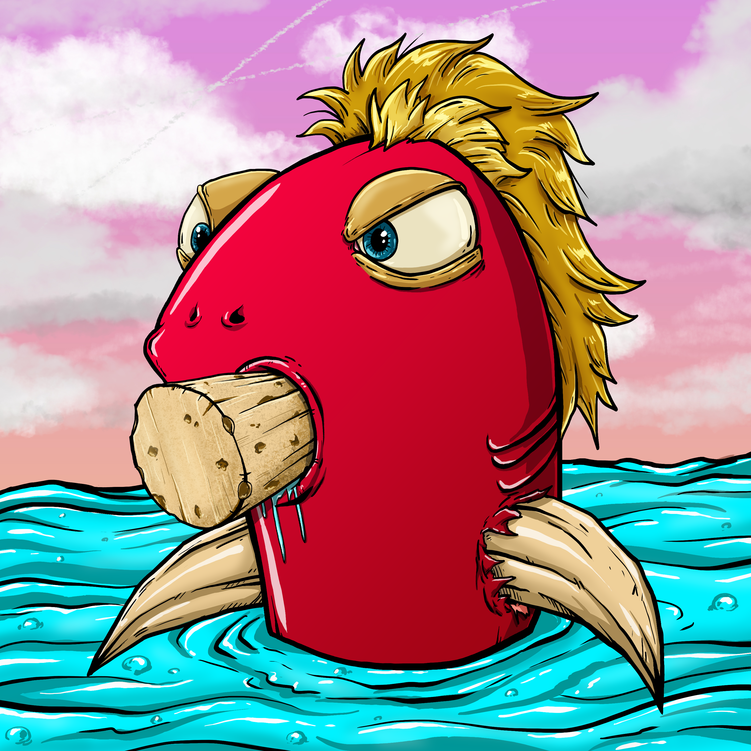 CRAZY CRITTERS - FISH  405 NFT on Algorand