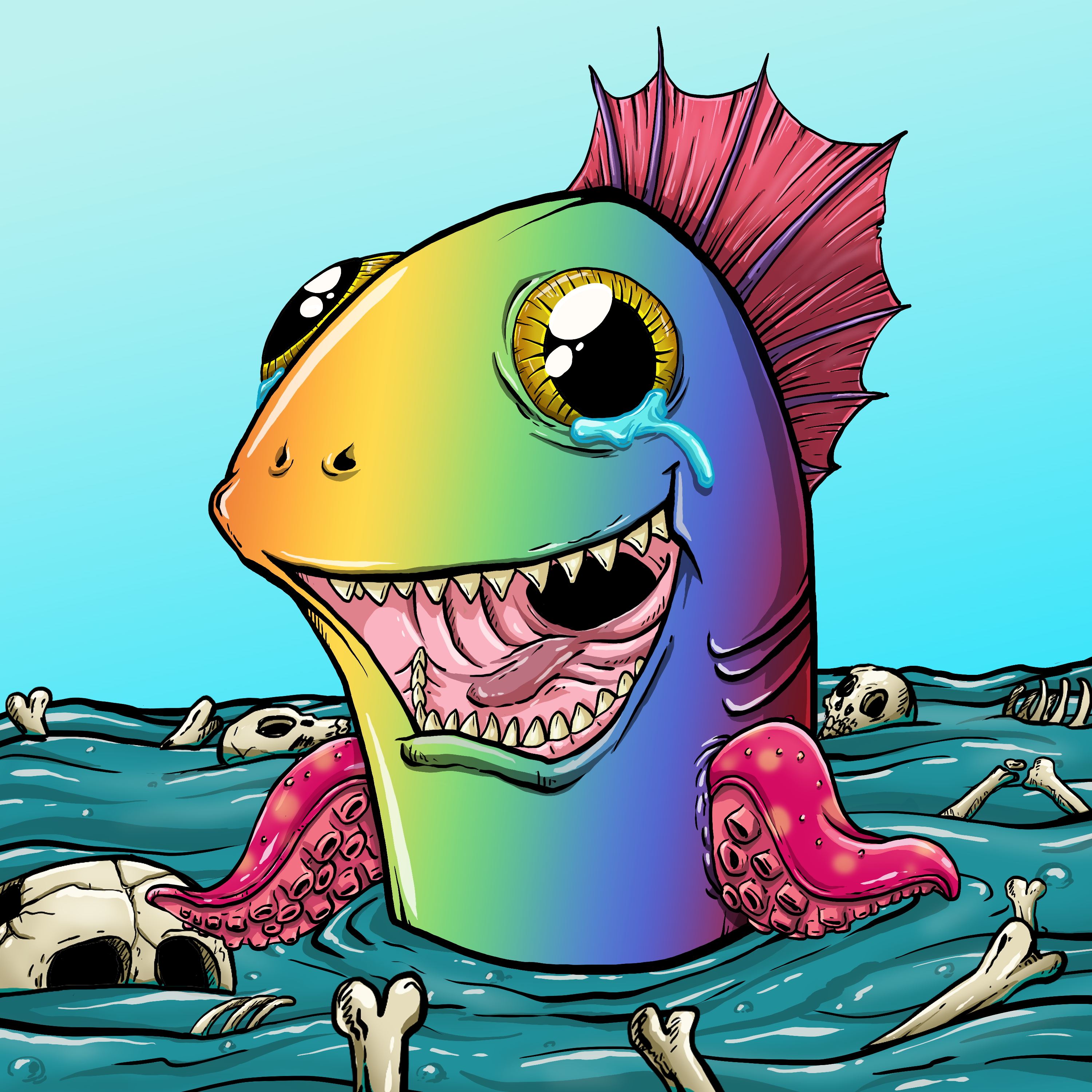 CRAZY CRITTERS - FISH 406 NFT on Algorand