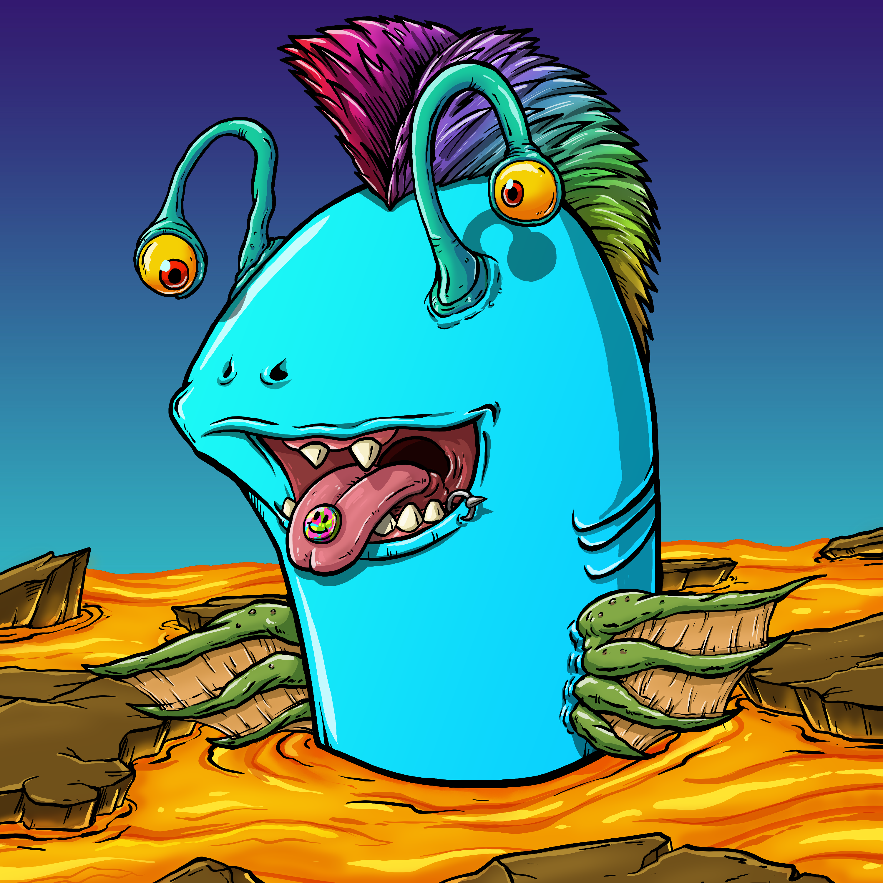 CRAZY CRITTERS - FISH 414 NFT on Algorand