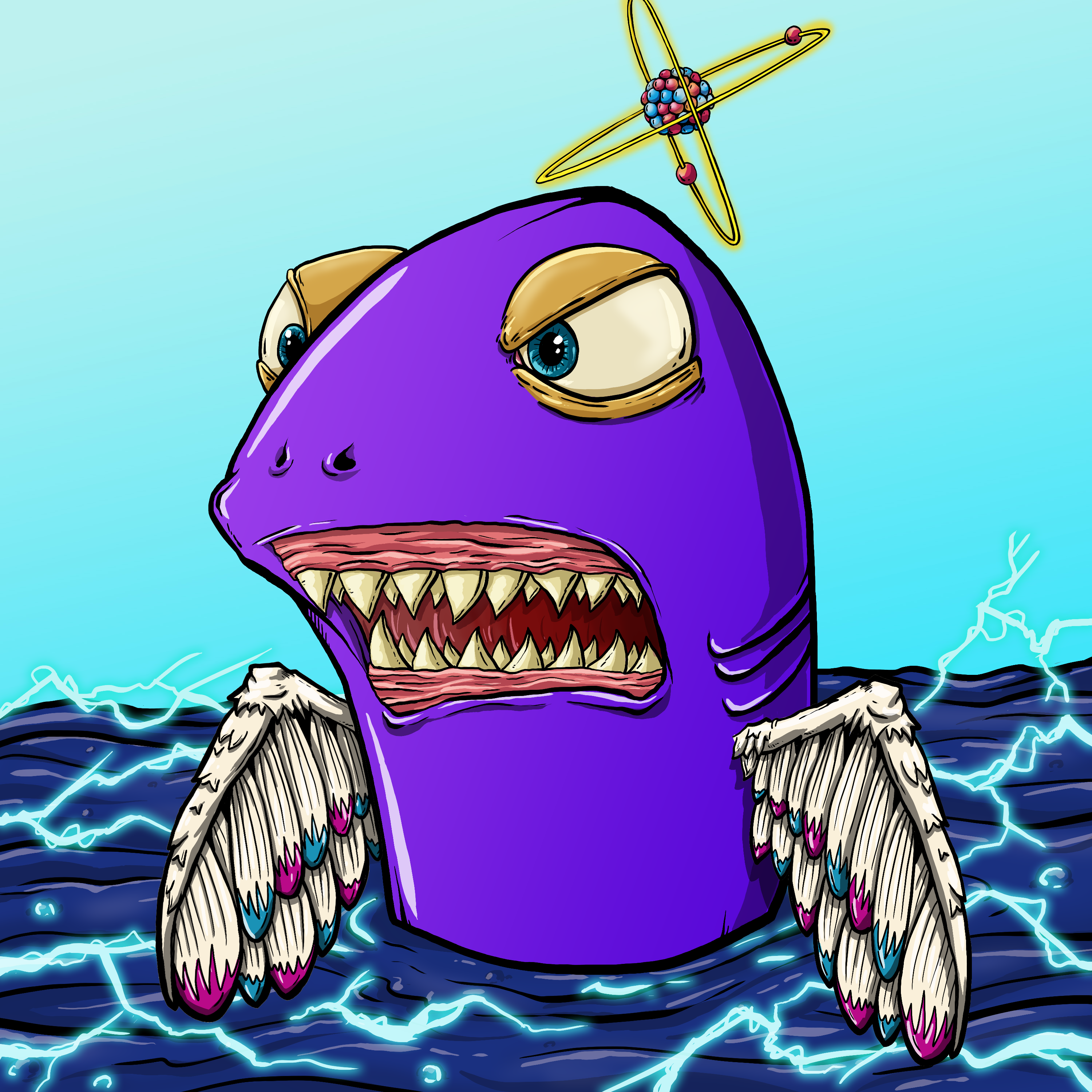 CRAZY CRITTERS - FISH  42 NFT on Algorand