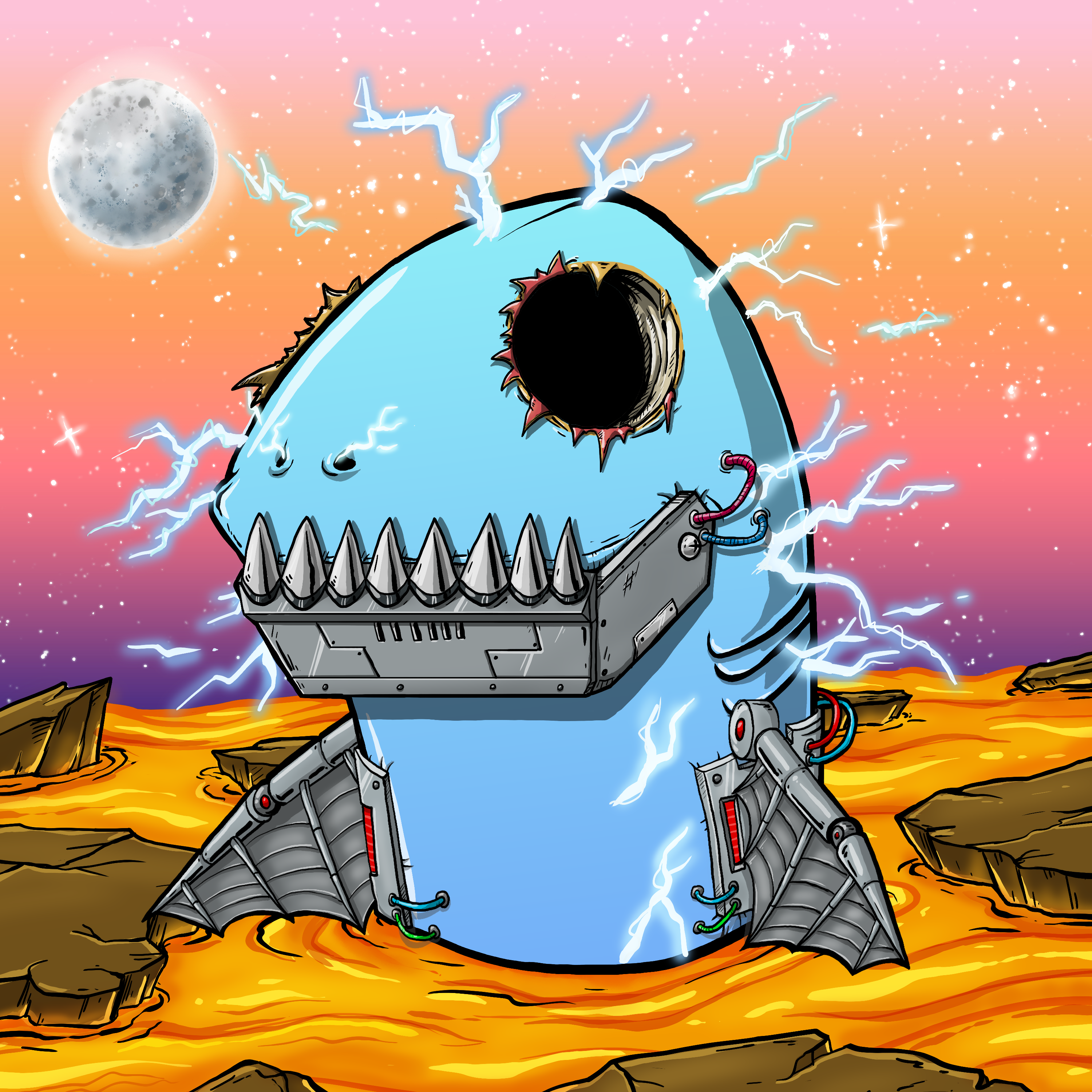 CRAZY CRITTERS - FISH 424 NFT on Algorand