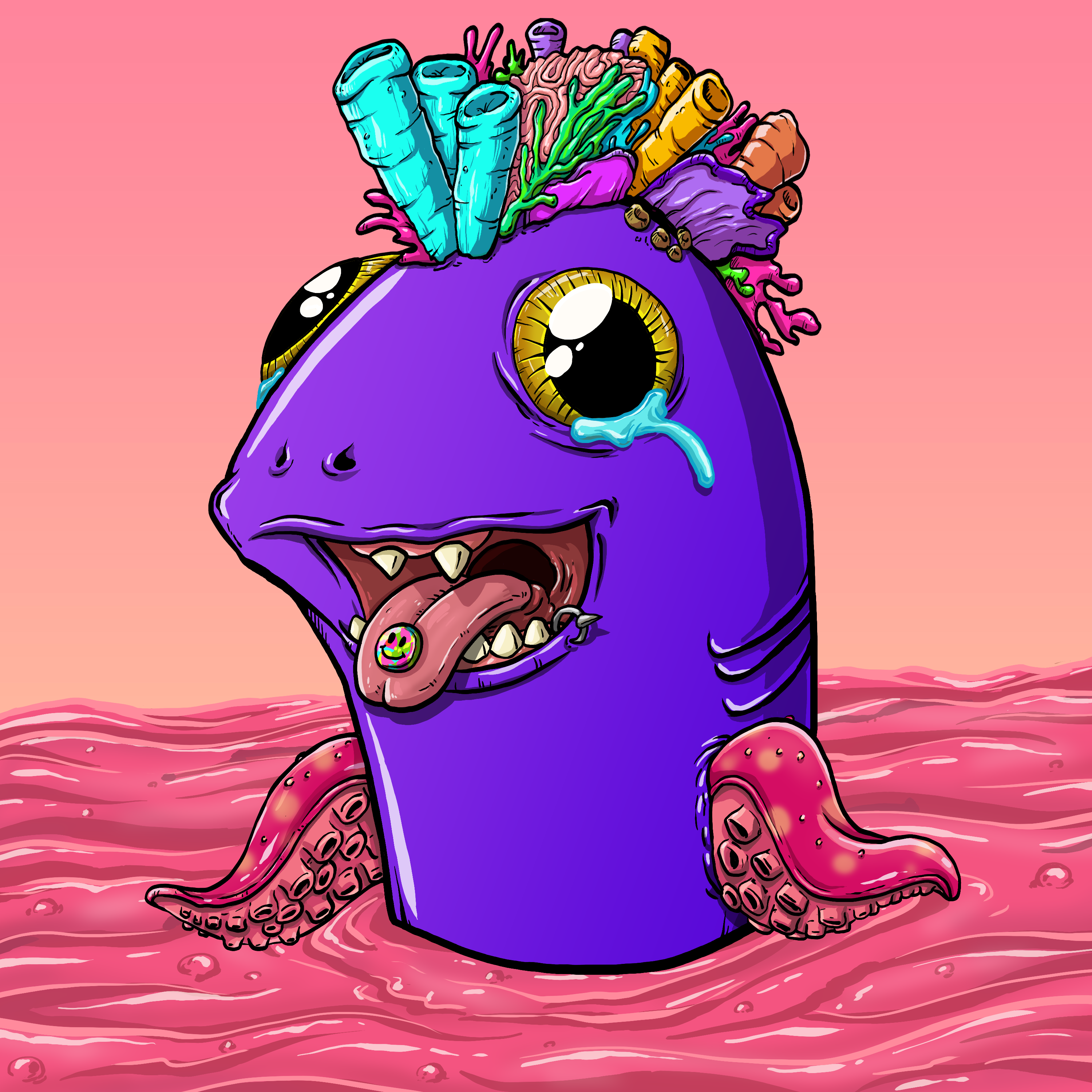 CRAZY CRITTERS - FISH  425 NFT on Algorand