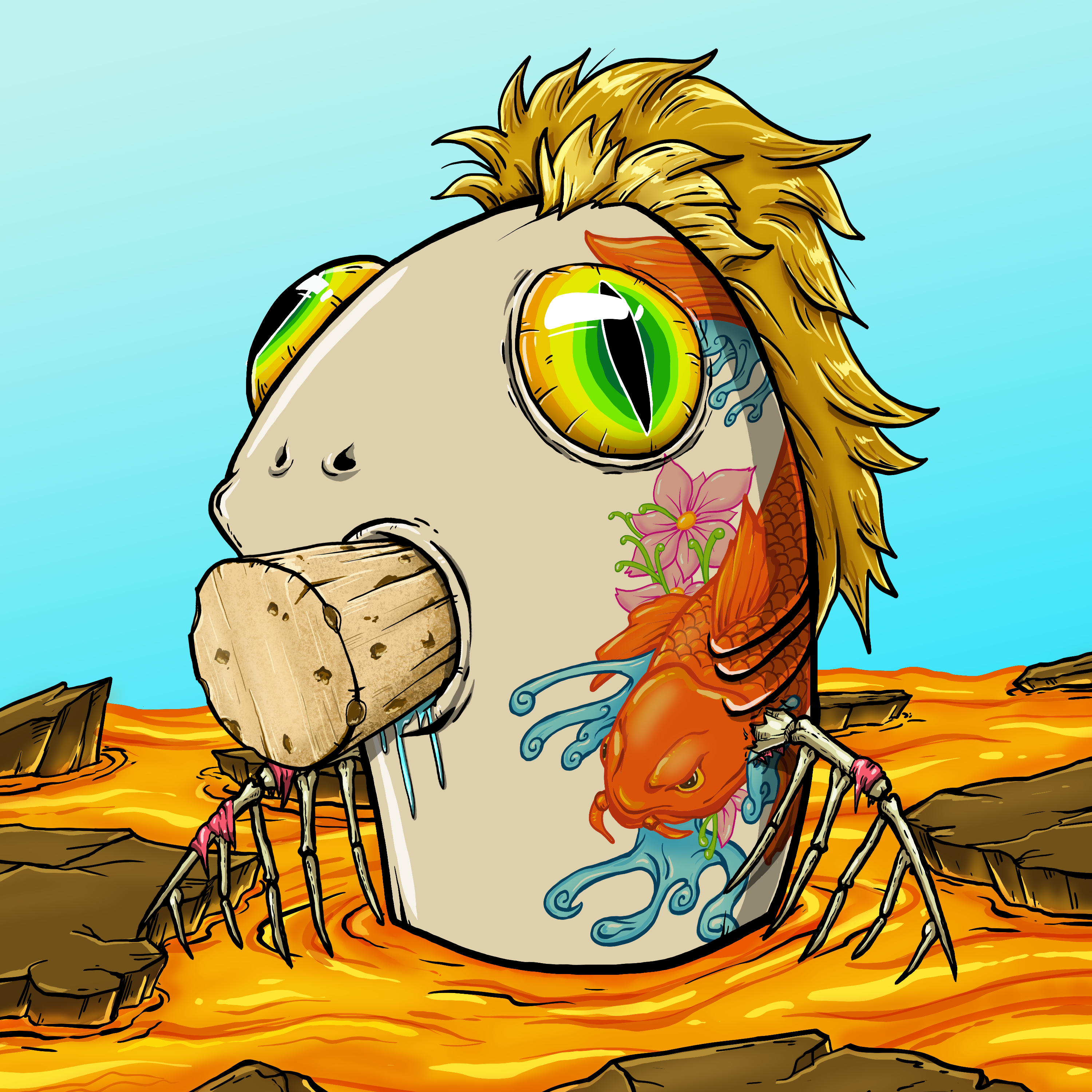 CRAZY CRITTERS - FISH  426 NFT on Algorand