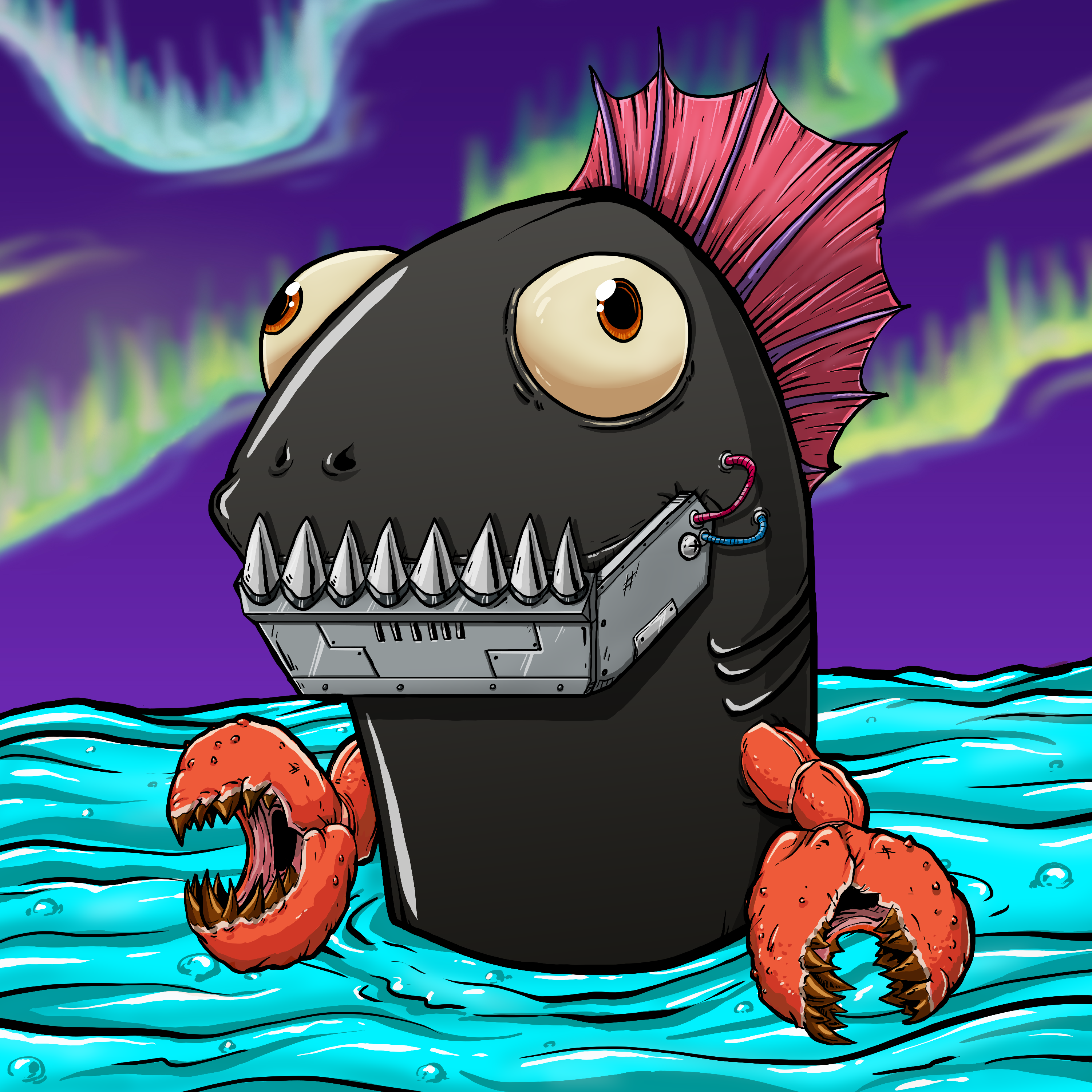 CRAZY CRITTERS - FISH  429 NFT on Algorand