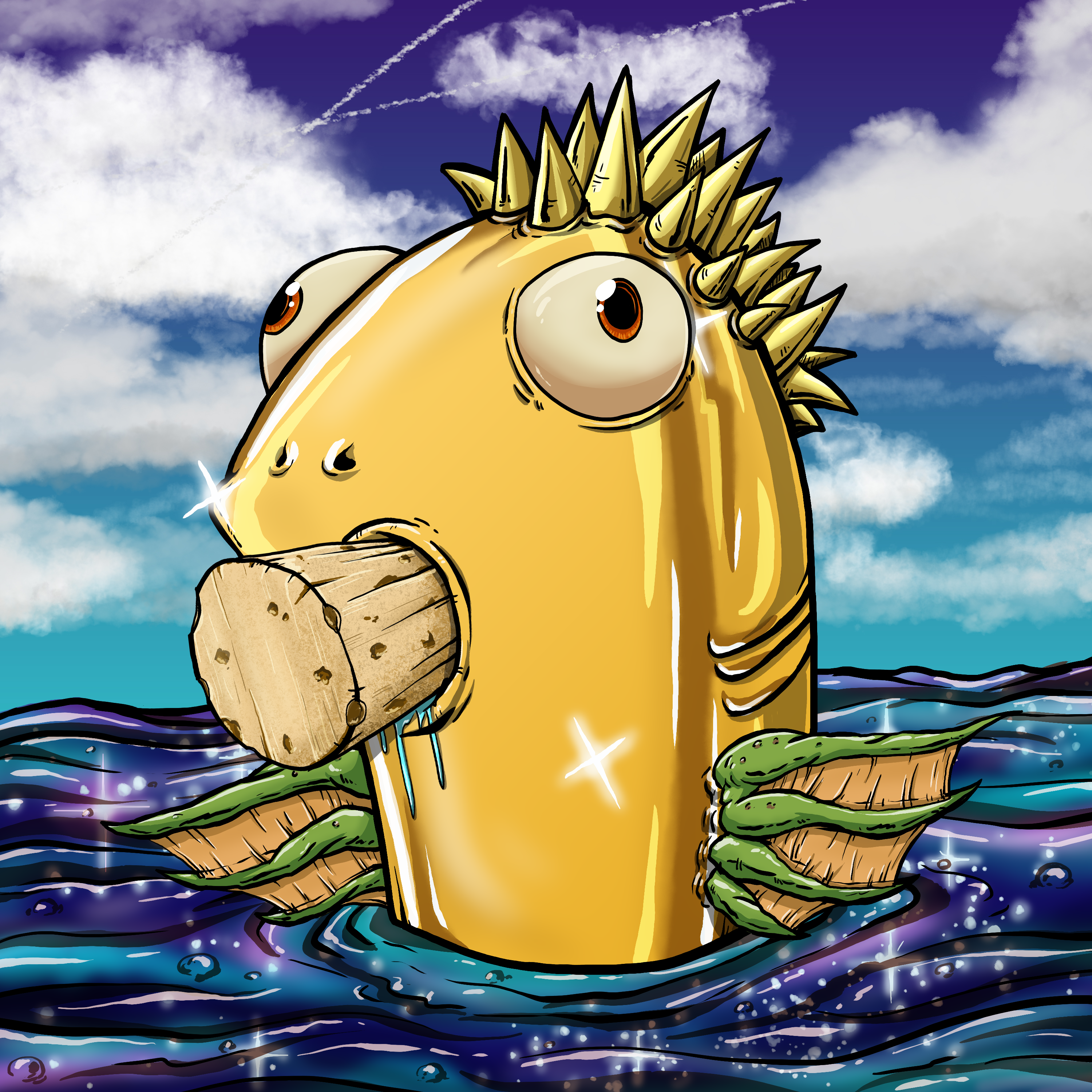 CRAZY CRITTERS - FISH  43 NFT on Algorand