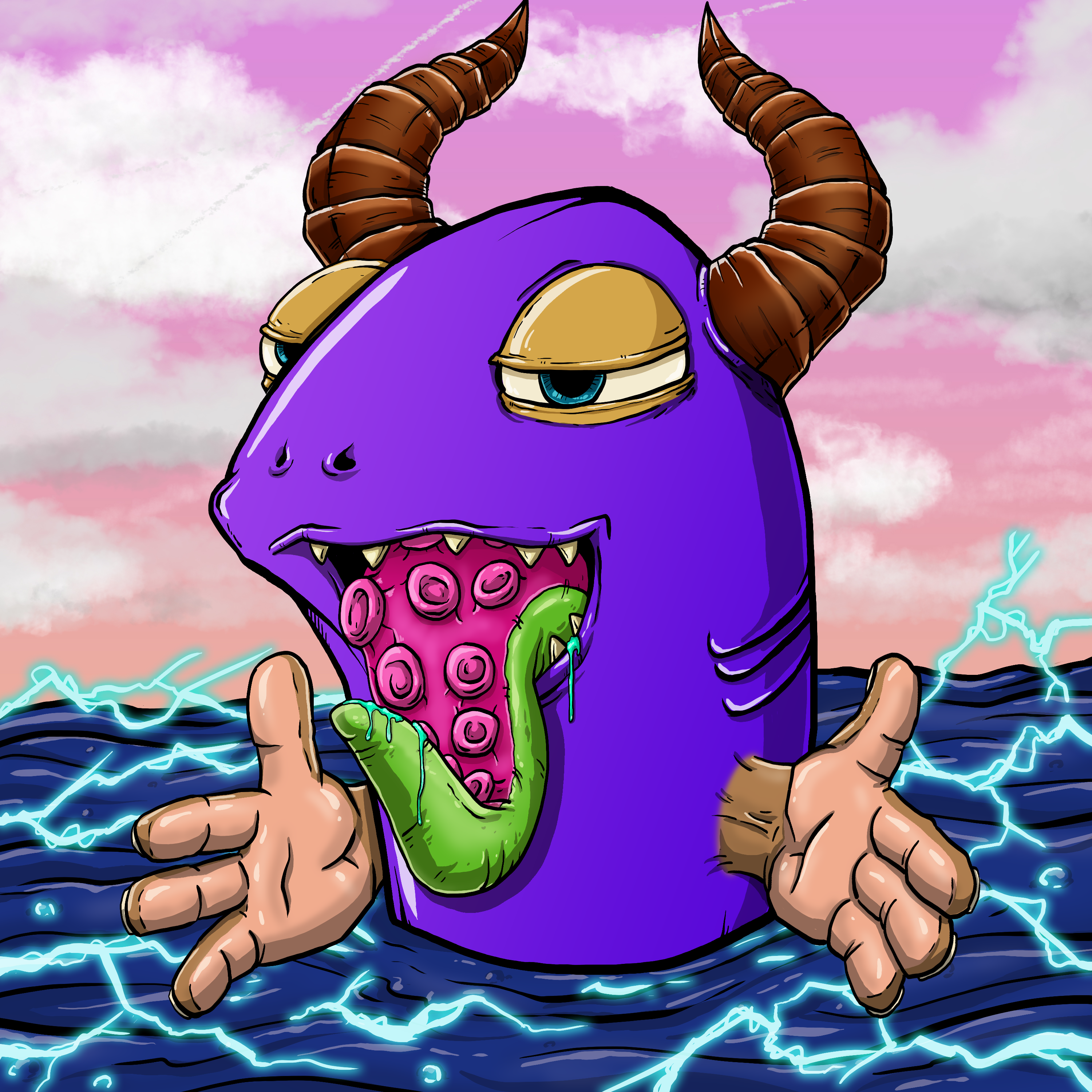 CRAZY CRITTERS - FISH  445 NFT on Algorand