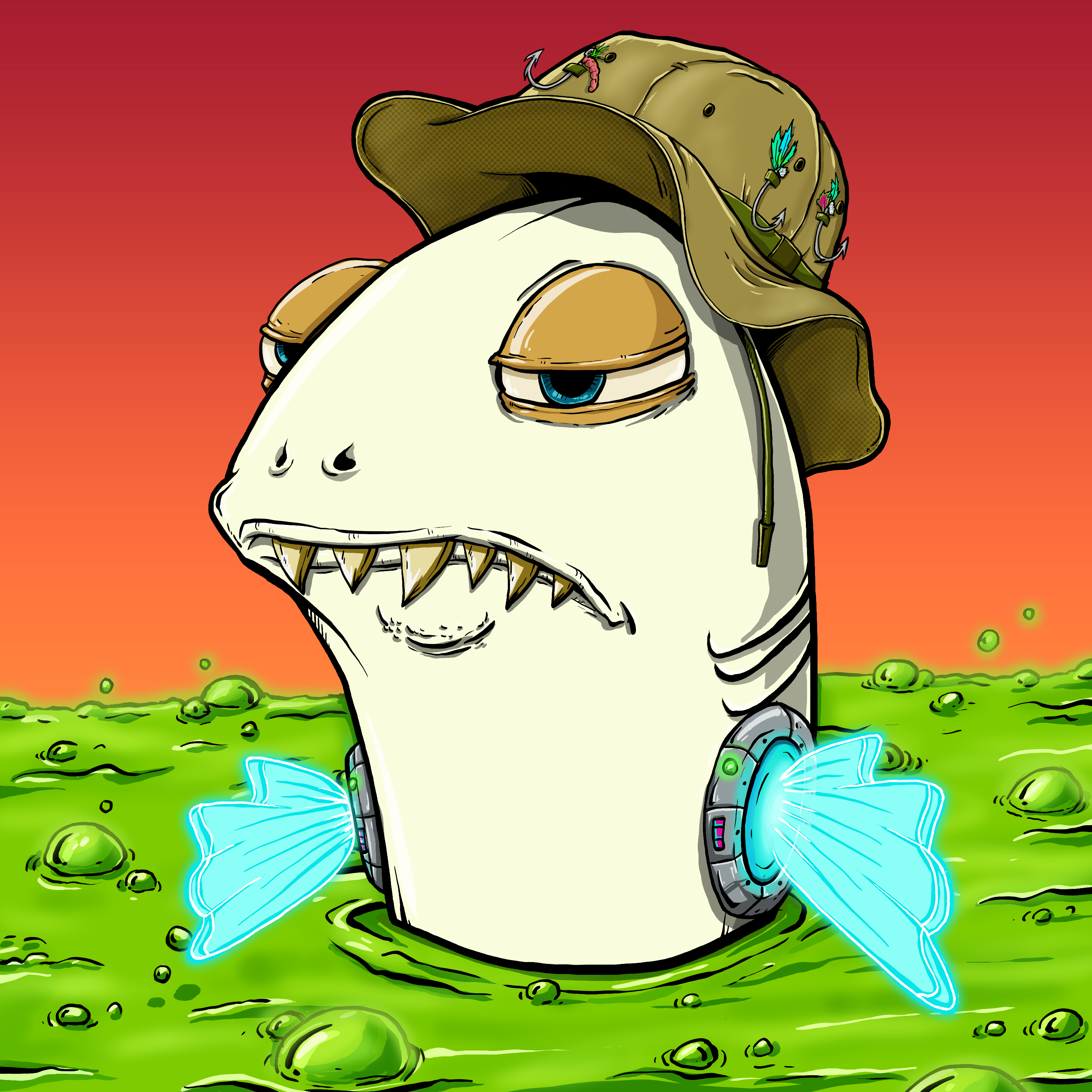 CRAZY CRITTERS - FISH  46 NFT on Algorand