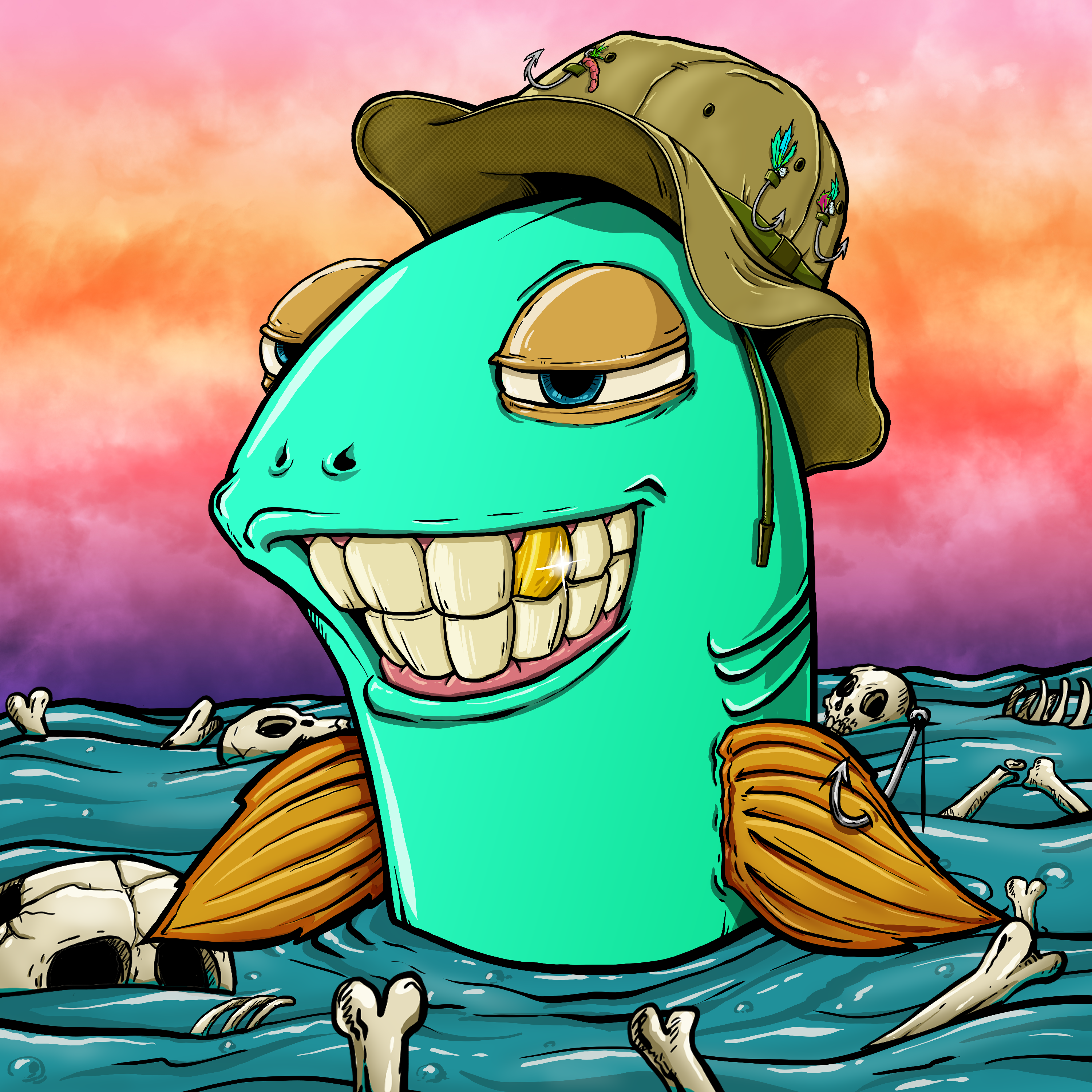 CRAZY CRITTERS - FISH 465 NFT on Algorand