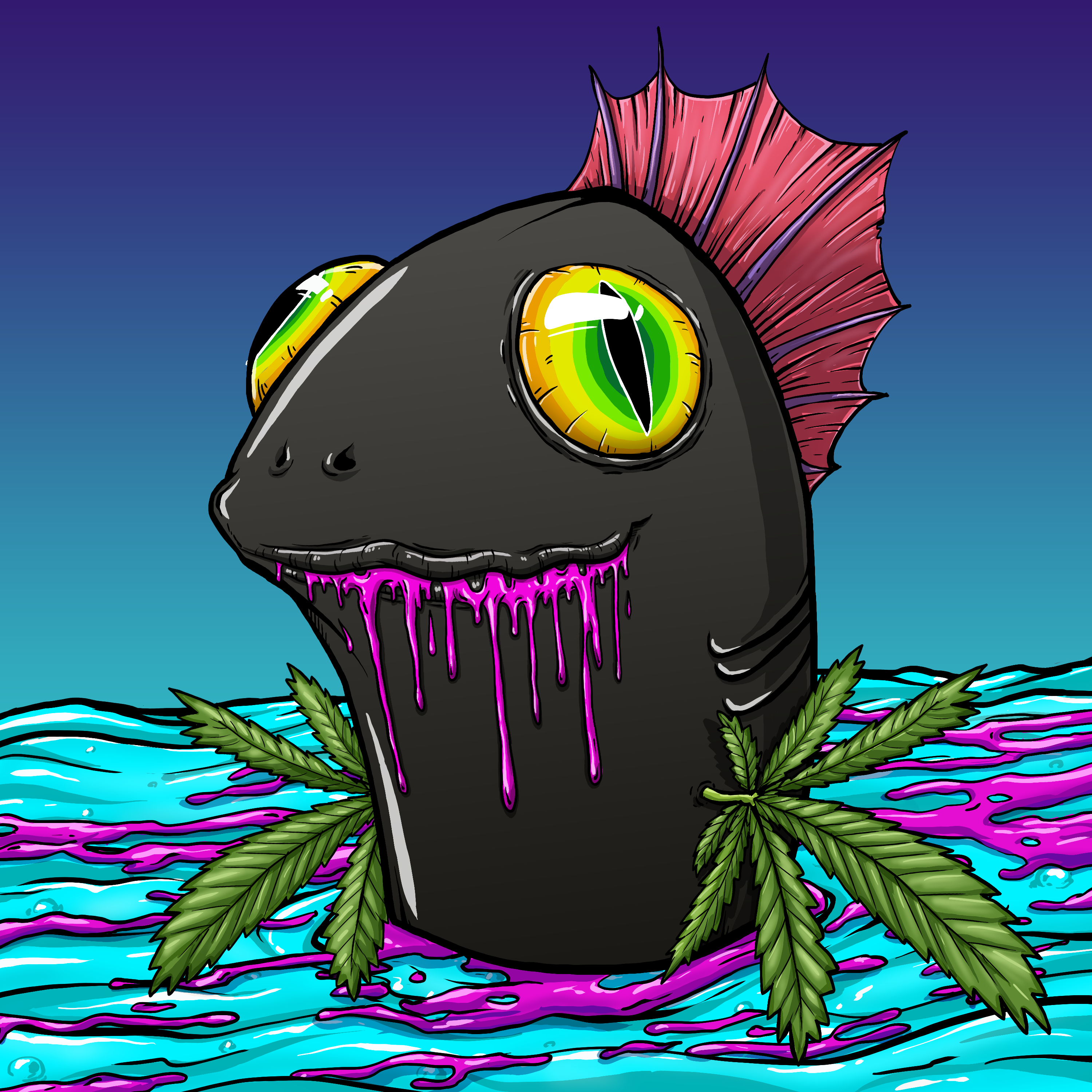 CRAZY CRITTERS - FISH 466 NFT on Algorand