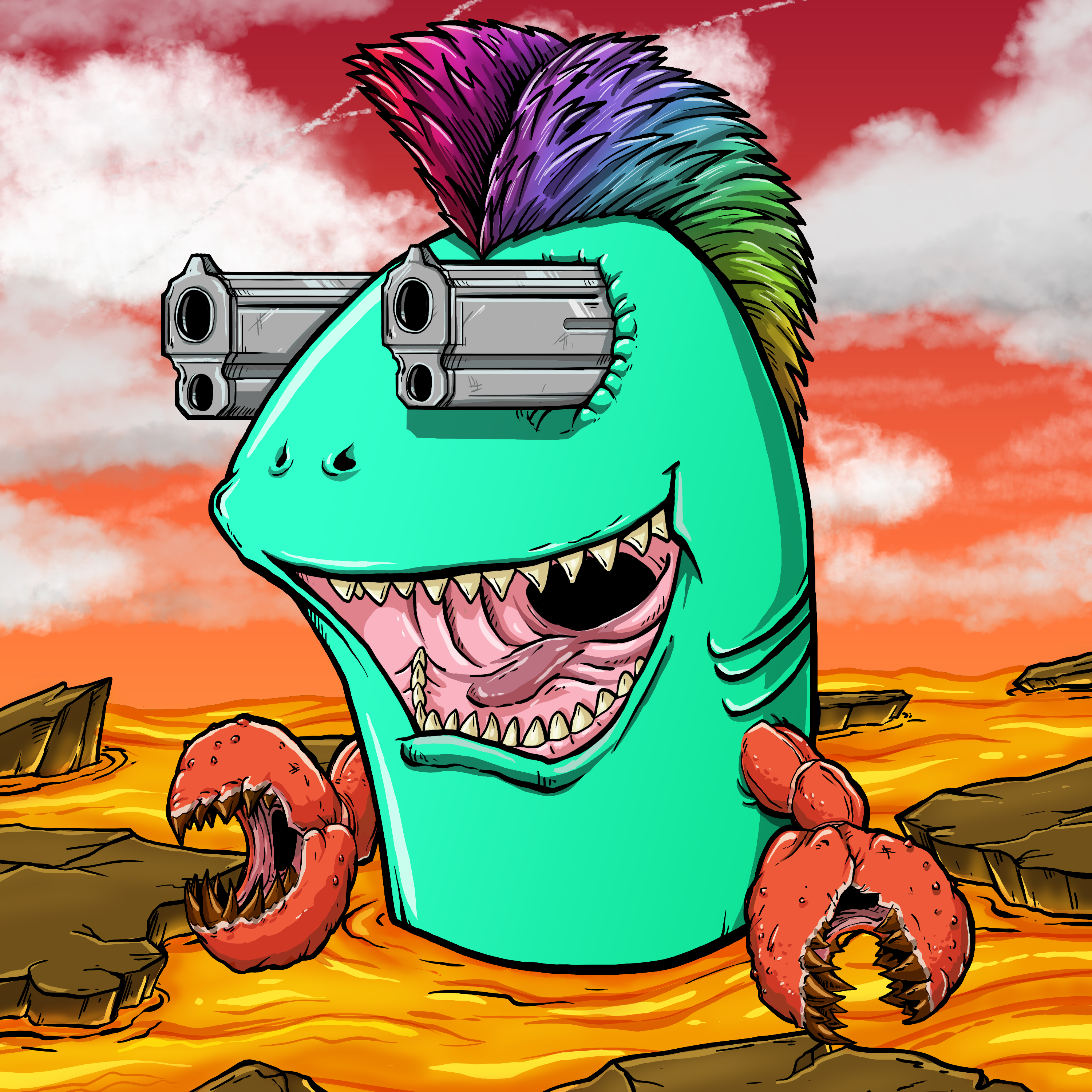 CRAZY CRITTERS - FISH  474 NFT on Algorand