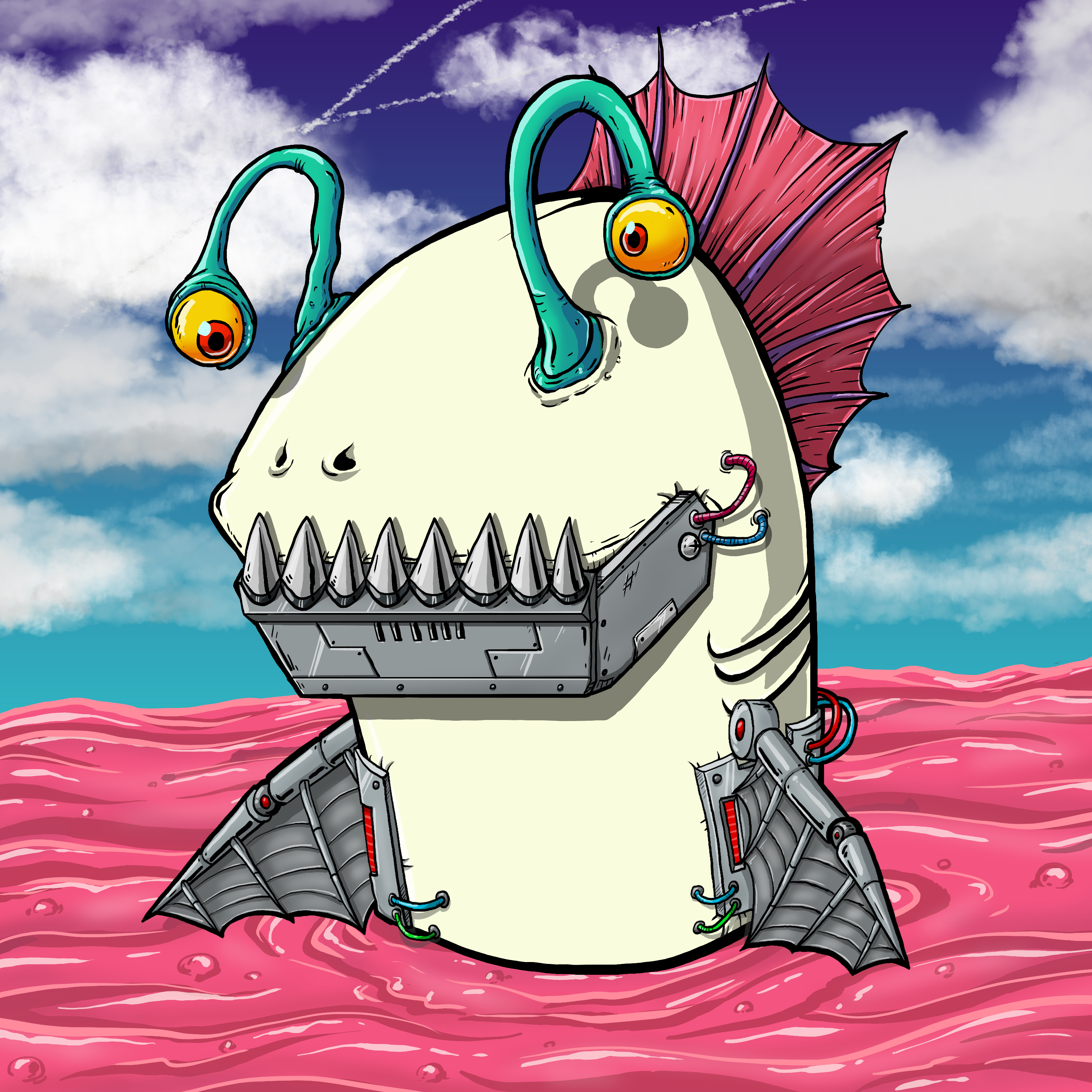 CRAZY CRITTERS - FISH  476 NFT on Algorand