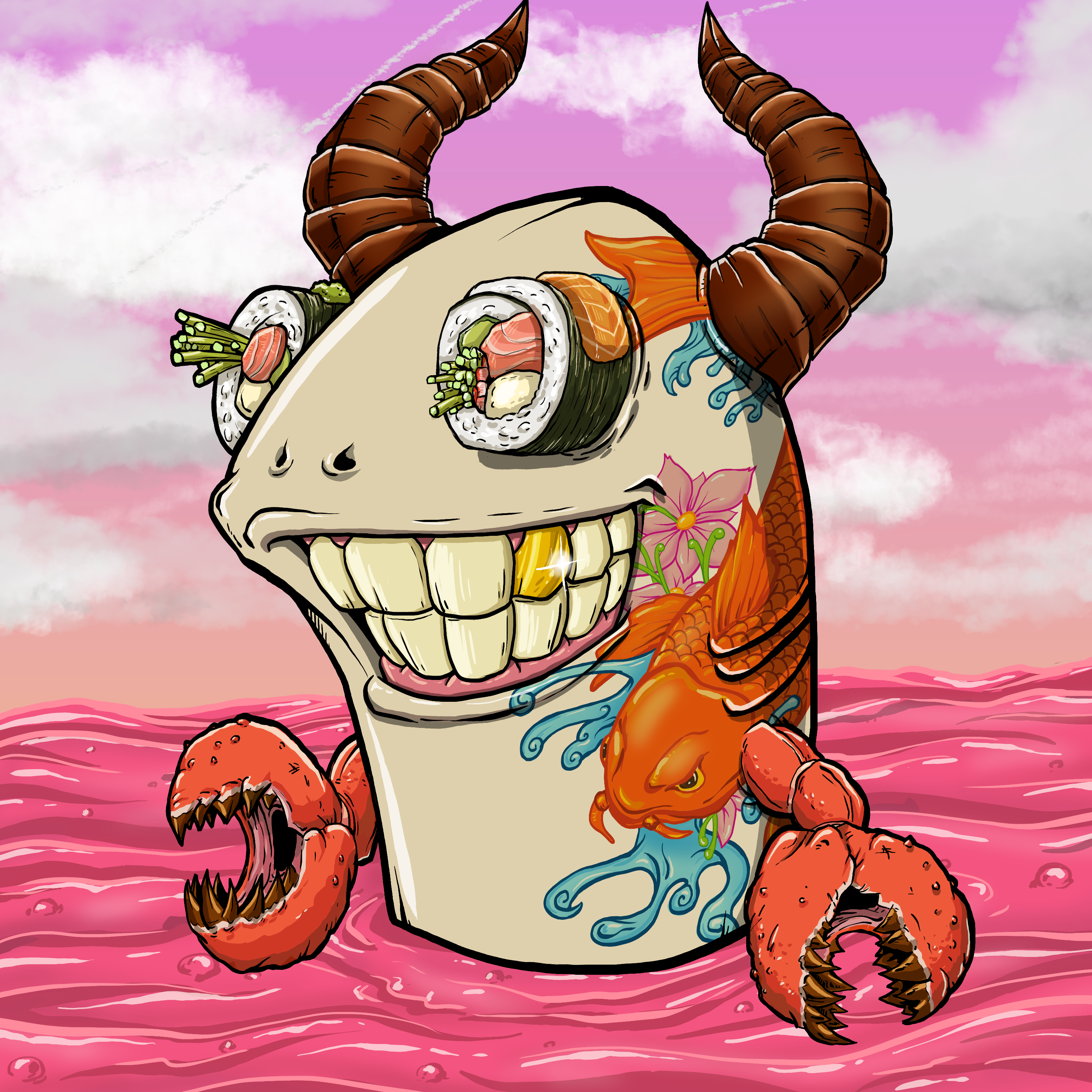 CRAZY CRITTERS - FISH  478 NFT on Algorand