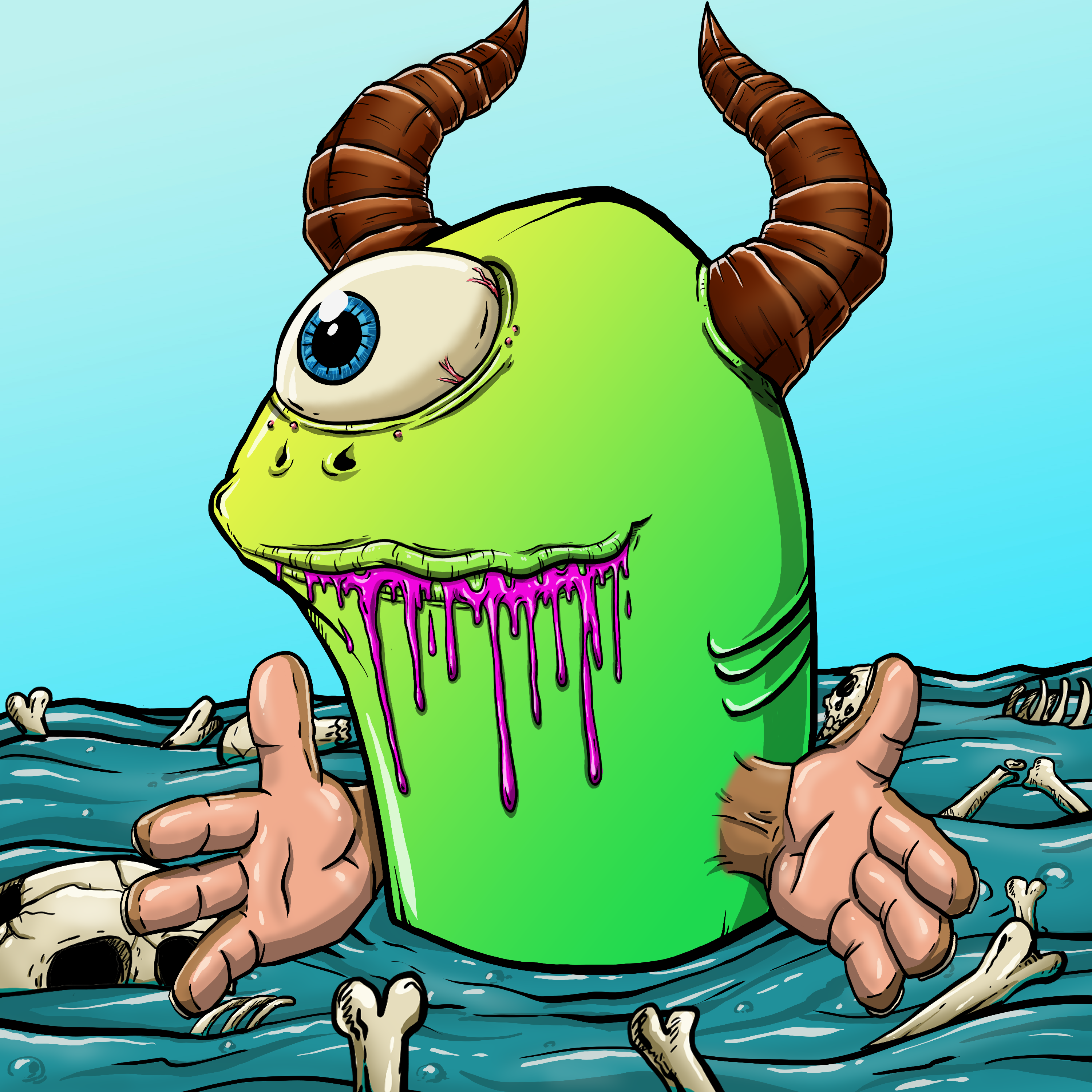 CRAZY CRITTERS - FISH  479 NFT on Algorand