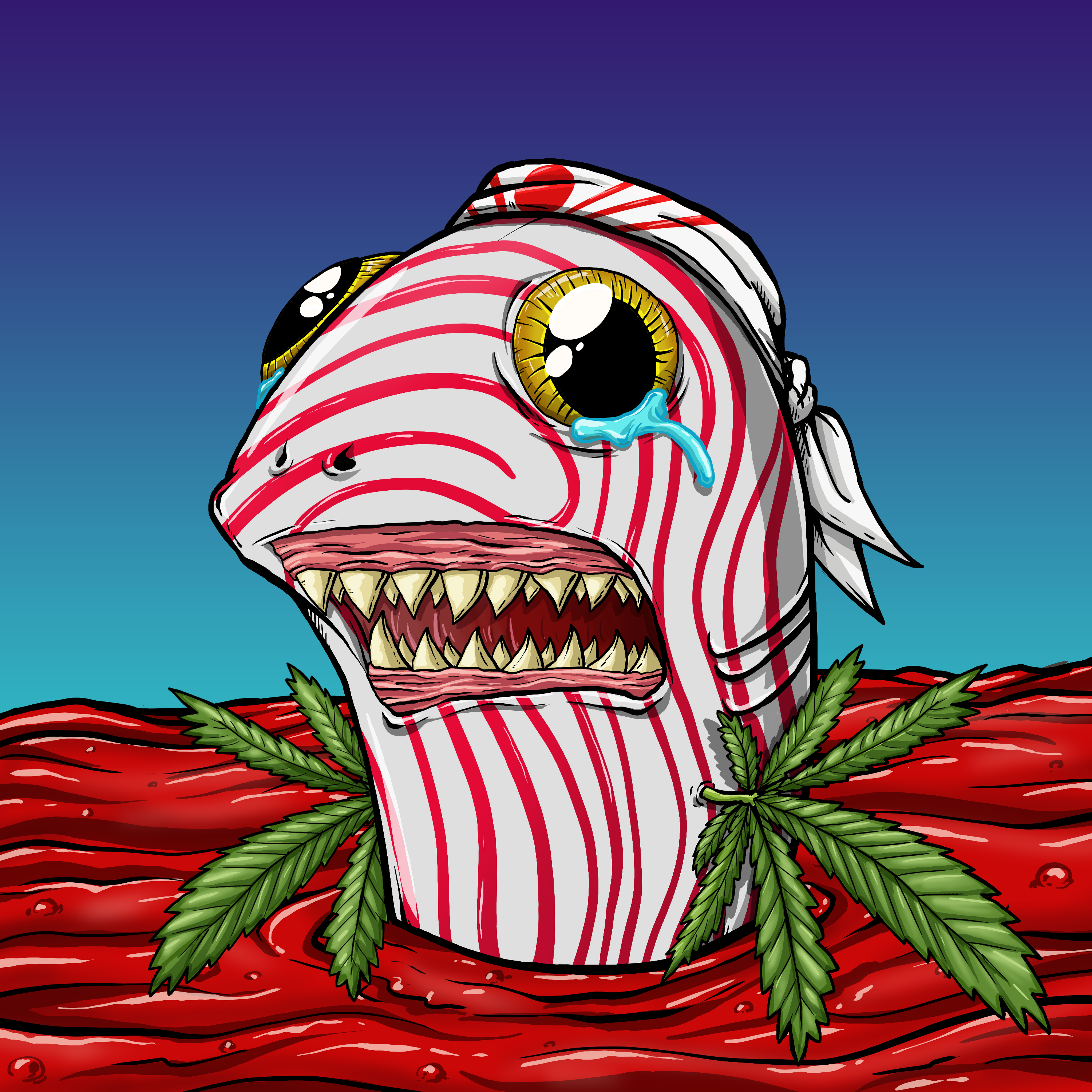 CRAZY CRITTERS - FISH  484 NFT on Algorand