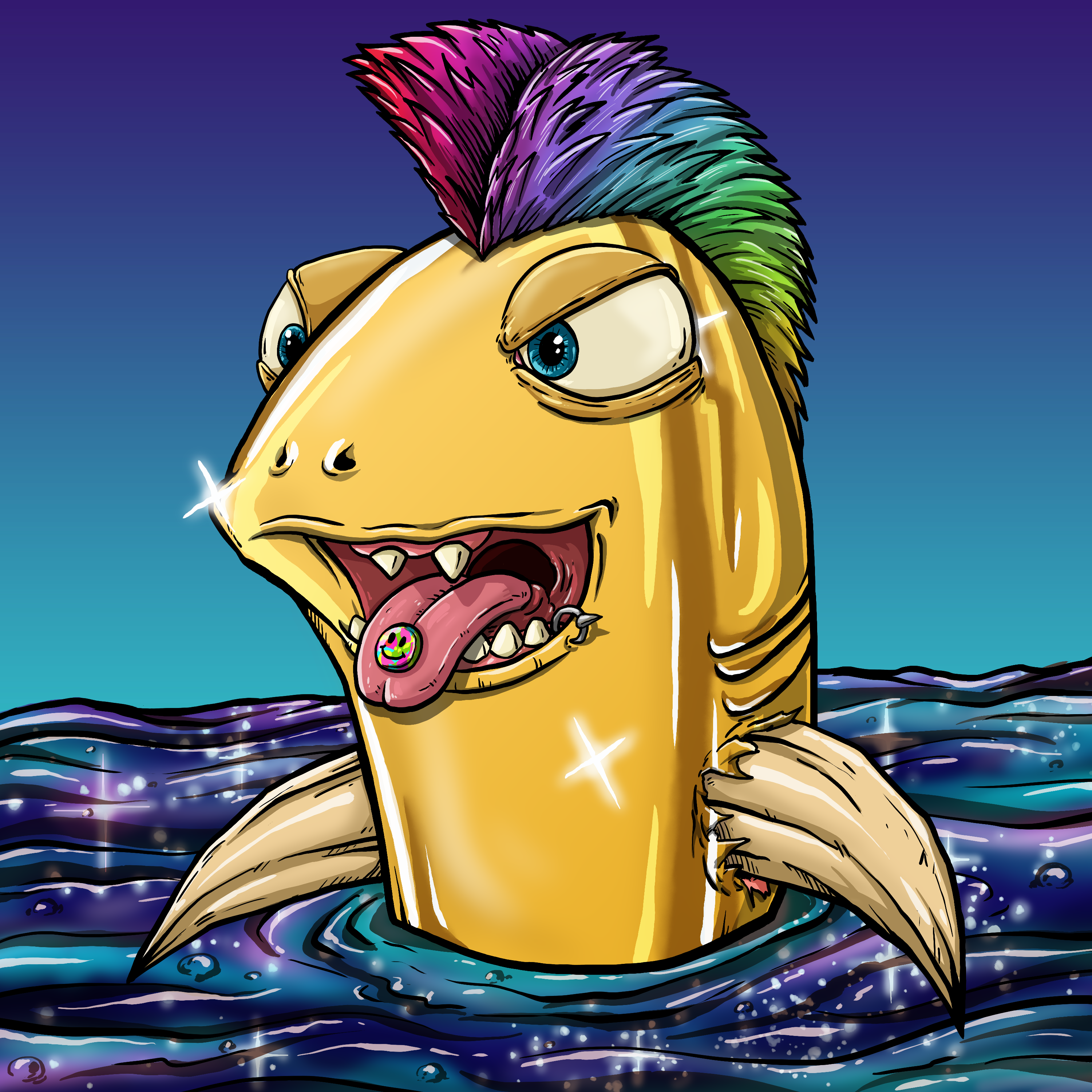 CRAZY CRITTERS - FISH  493 NFT on Algorand