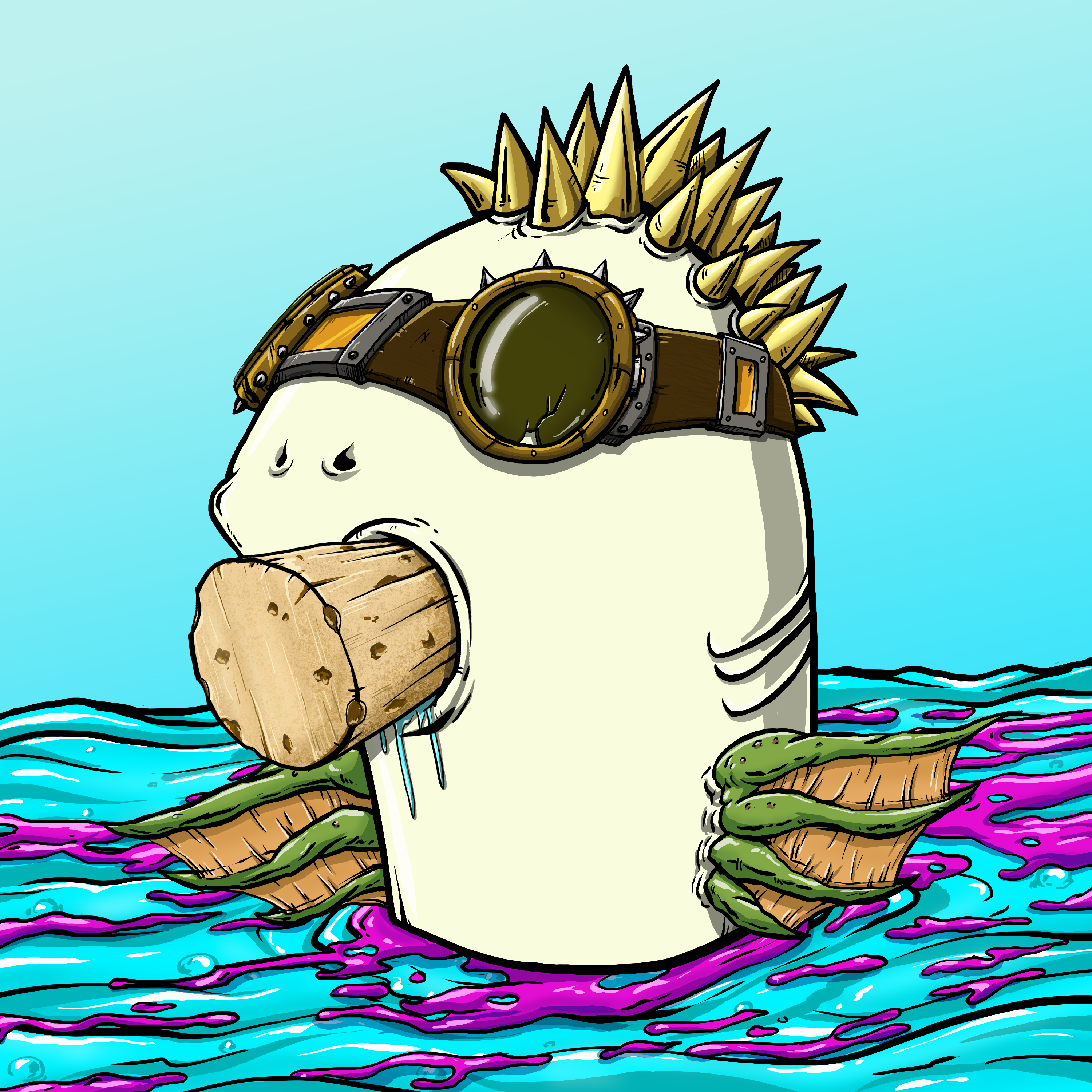 CRAZY CRITTERS - FISH  497 NFT on Algorand