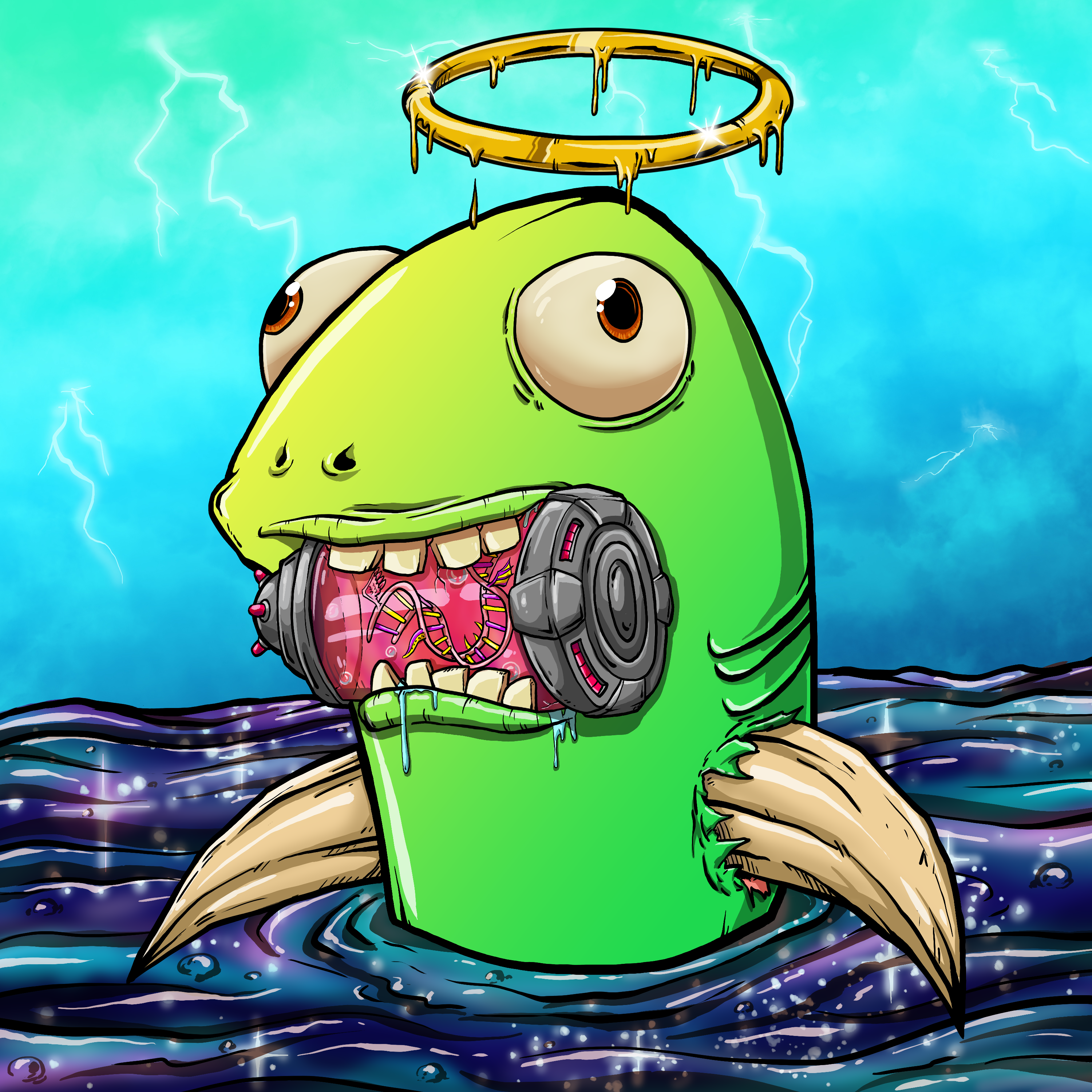 CRAZY CRITTERS - FISH  499 NFT on Algorand